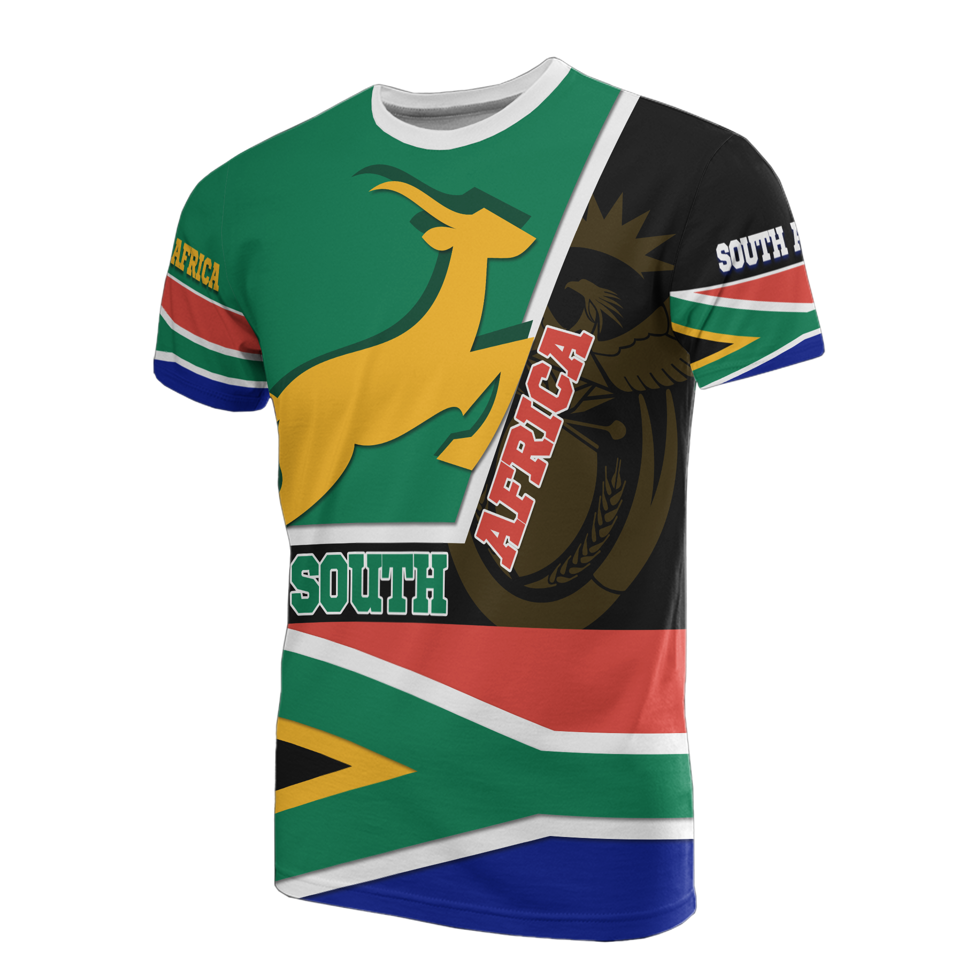 South Africa T shirt - Springboks Pride - Vibe Hoodie Shop