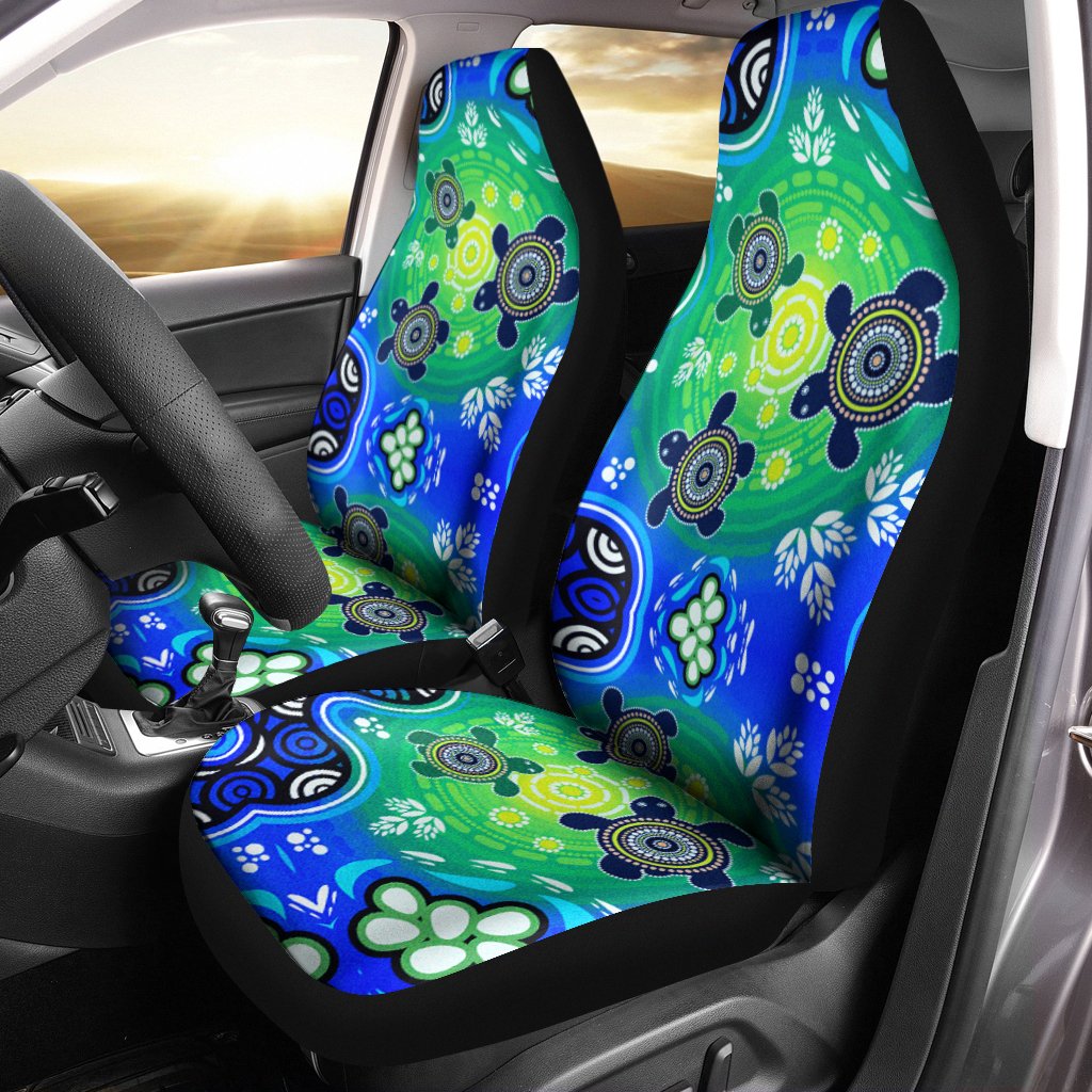 Car Seat Cover - Australia Turtle Blue Sea - Vibe Hoodie Shop