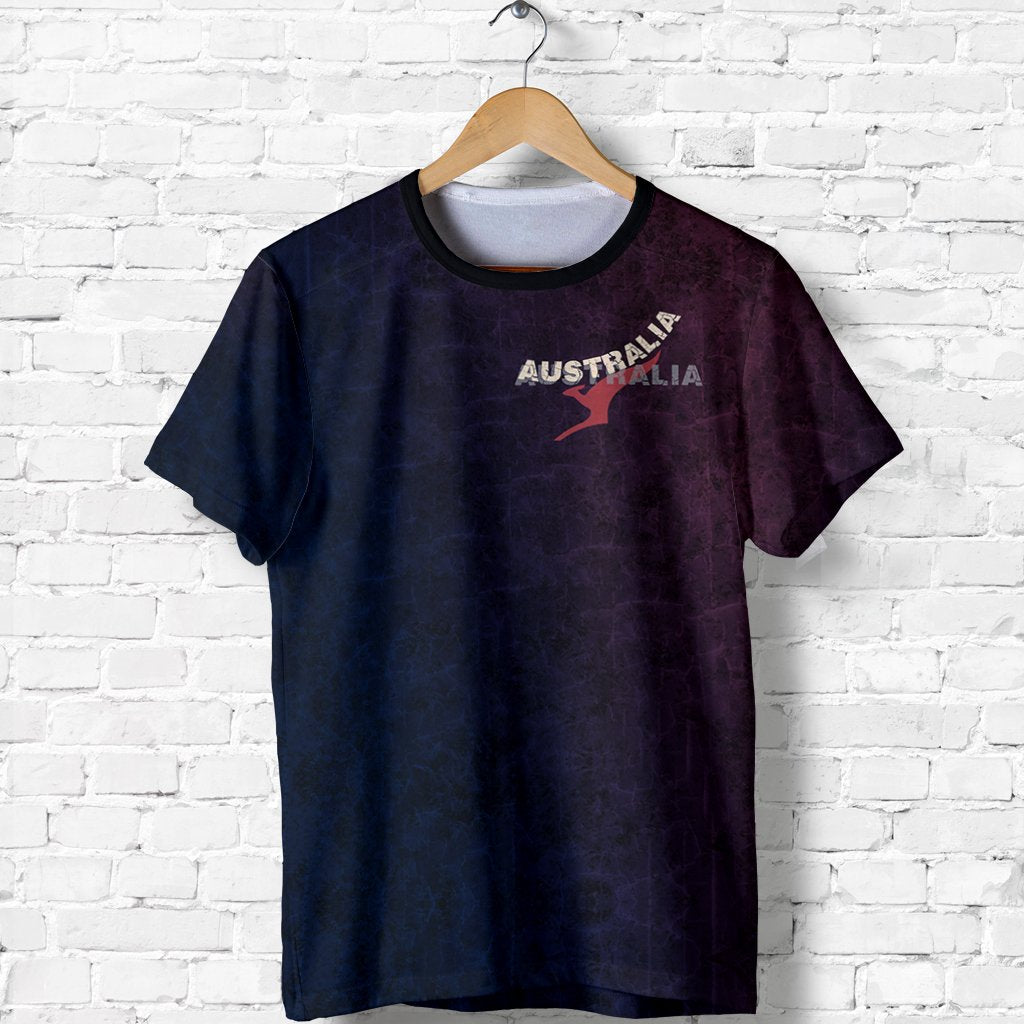 T shirt - Aus Flag T shirt Australia Kangaroo Symbol - Unisex - Vibe Hoodie Shop