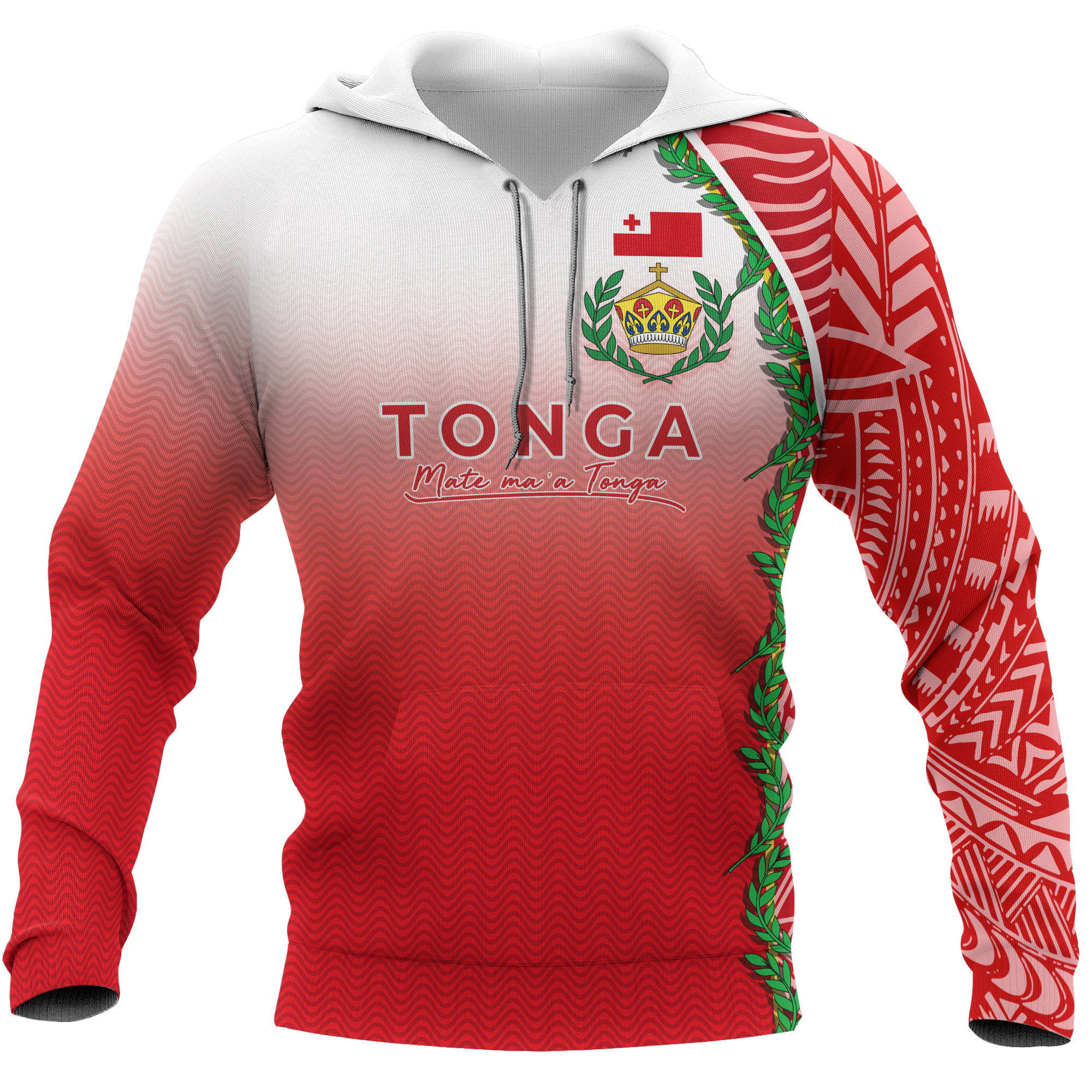 Tonga Hoodie - Ocean Waves - Vibe Hoodie Shop