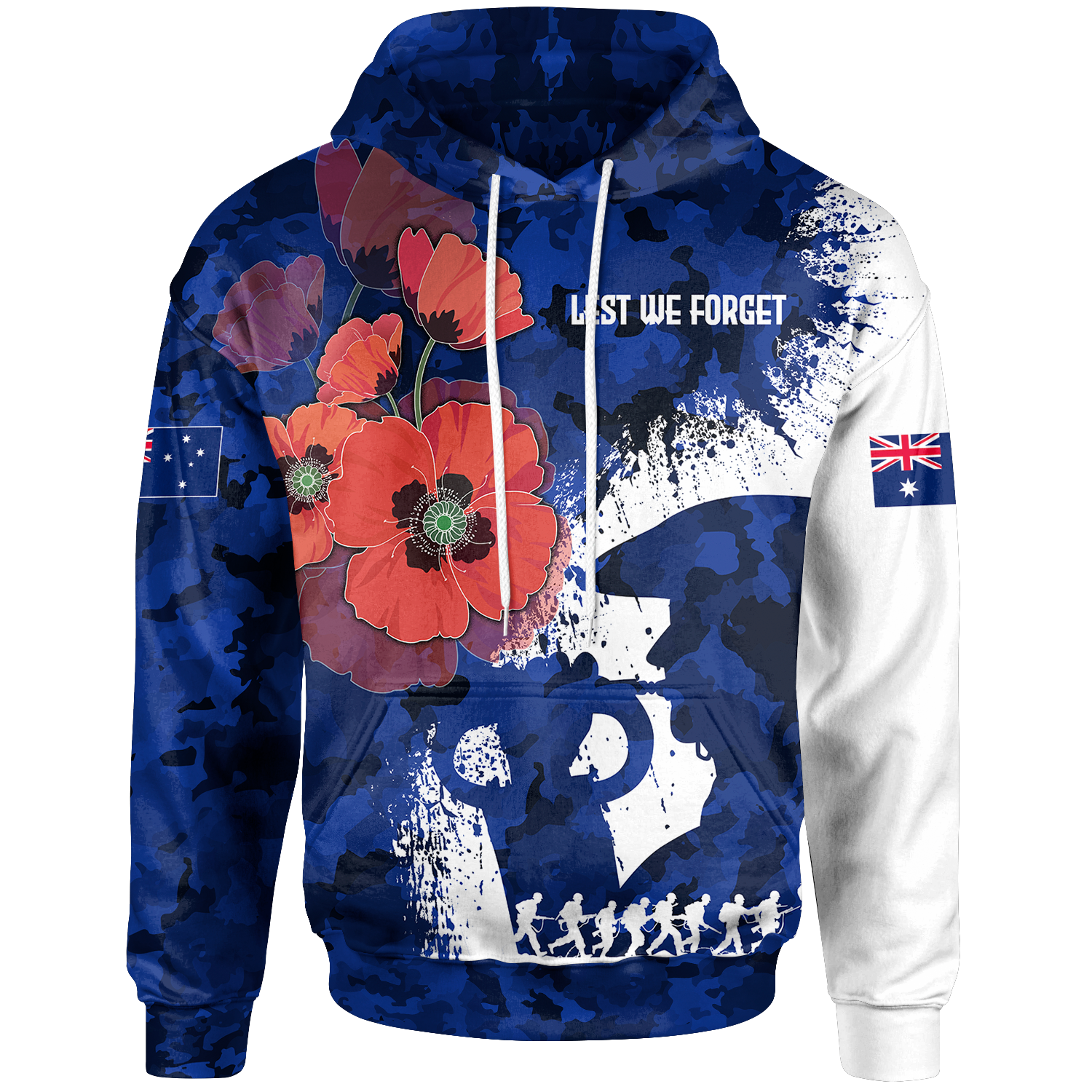 Custom ANZAC Hoodie - ANZAC Day 2021 - Vibe Hoodie Shop