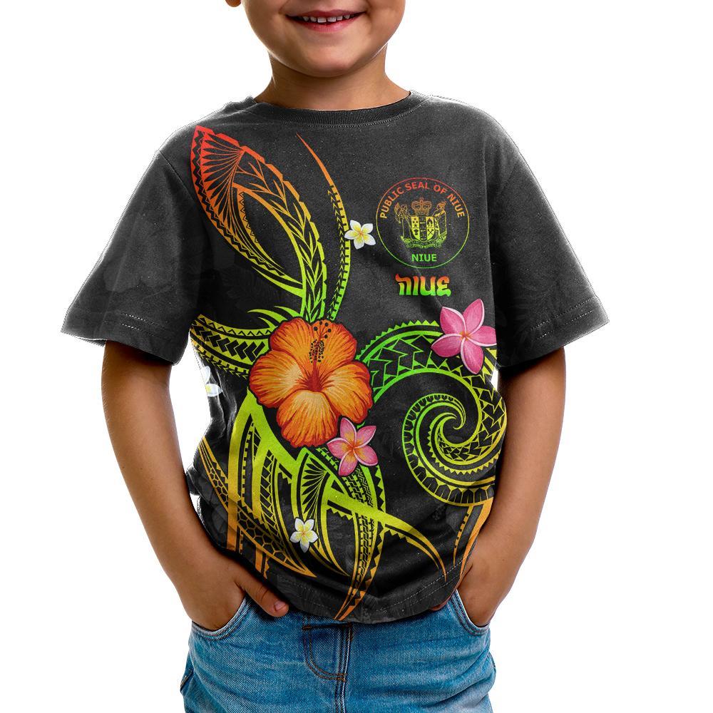 Niue Polynesian T shirt - Legend of Niue (Reggae) - Vibe Hoodie Shop