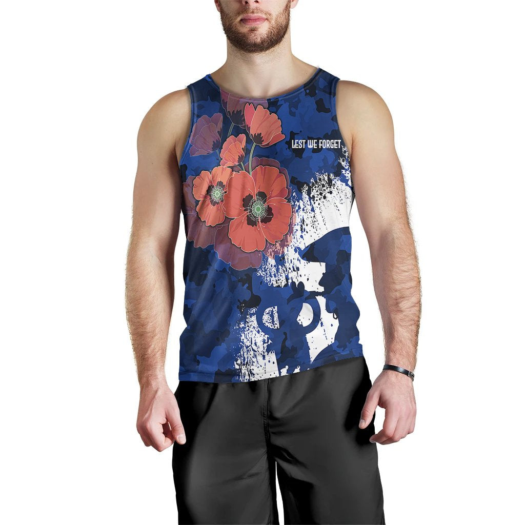 Custom ANZAC Men's Tank Top - ANZAC Day 2021 - Vibe Hoodie Shop