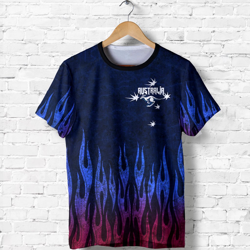 T shirt - Kangaroo T shirt Flame - Unisex - Vibe Hoodie Shop