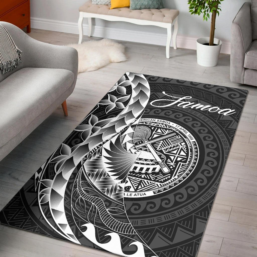 American Samoa Area Rug - Polynesian Pattern Style - Vibe Hoodie Shop