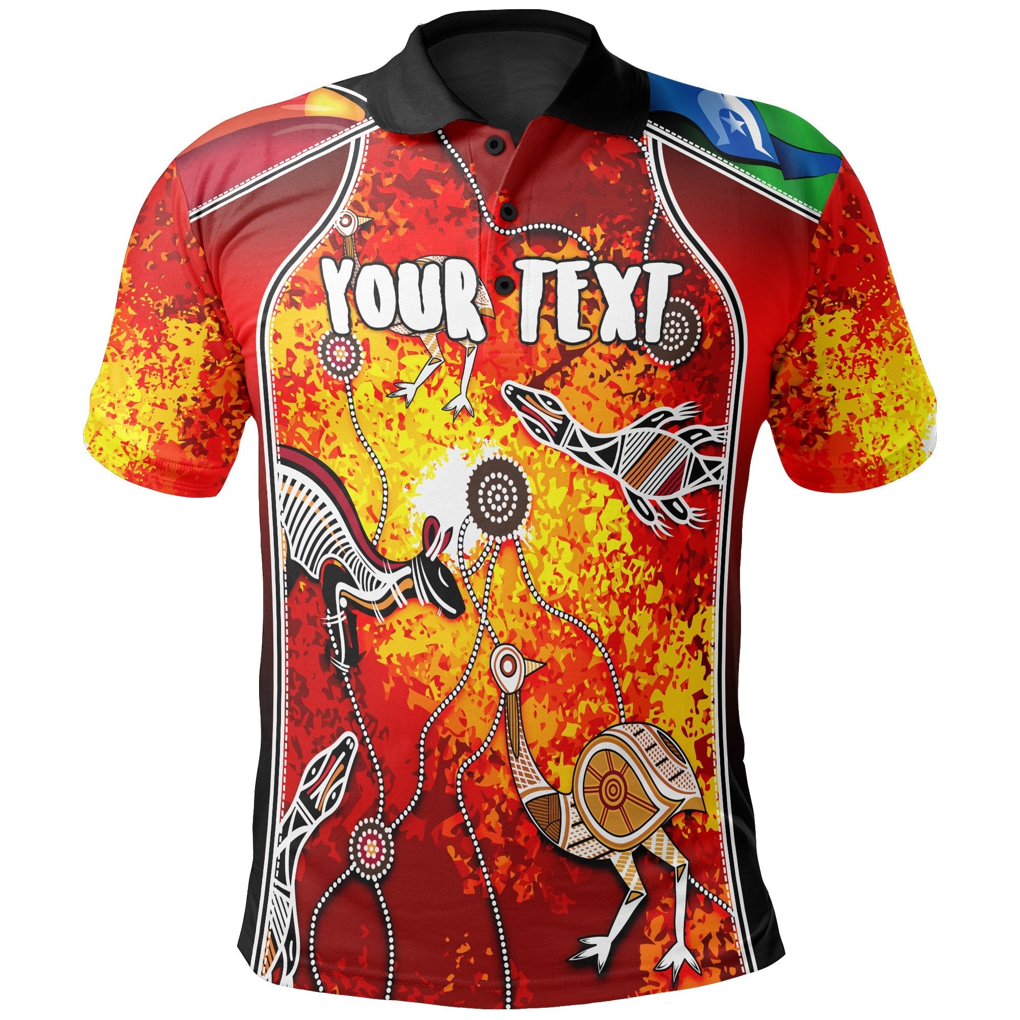 Custom Indigenous Polo - NAIDOC Week Always Will Be - Vibe Hoodie Shop