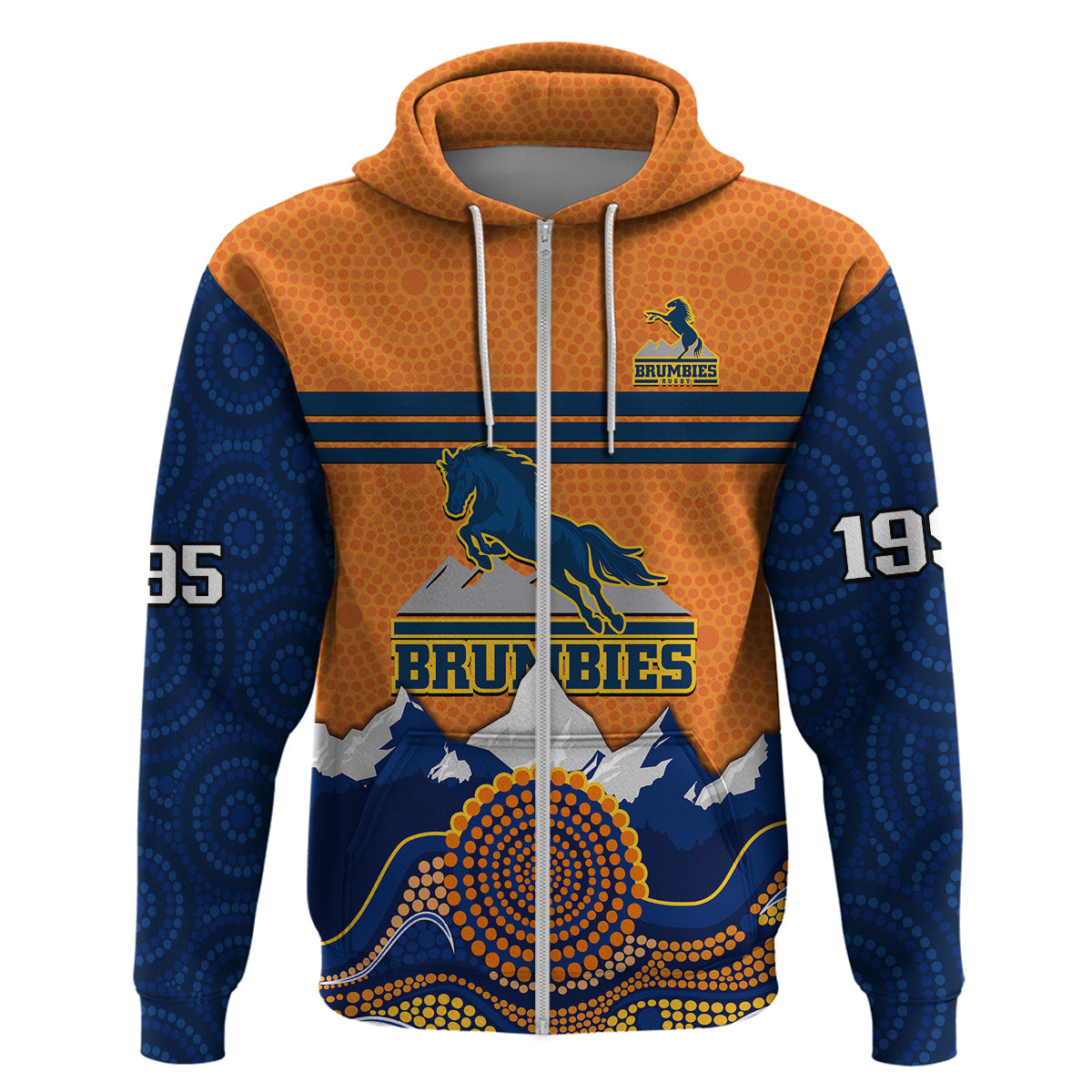 Brumbies Rugby 1995 Super Indigenous Version Hoodie - Vibe Hoodie Shop
