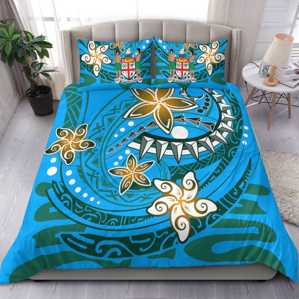 Fiji Bedding Set - Spring Style Blue Color - Vibe Hoodie Shop