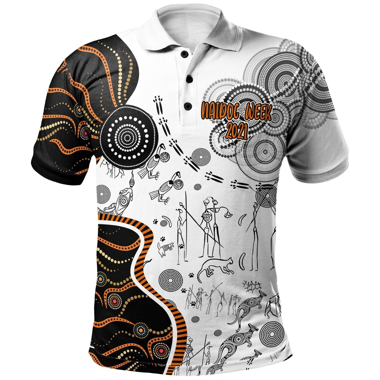 Vibe Hoodie NAIDOC Week 2021 Polo Shirt, Aboriginal Story - Vibe Hoodie Shop