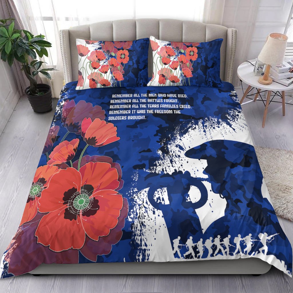 Custom ANZAC Bedding Set - ANZAC Day 2021 - Vibe Hoodie Shop