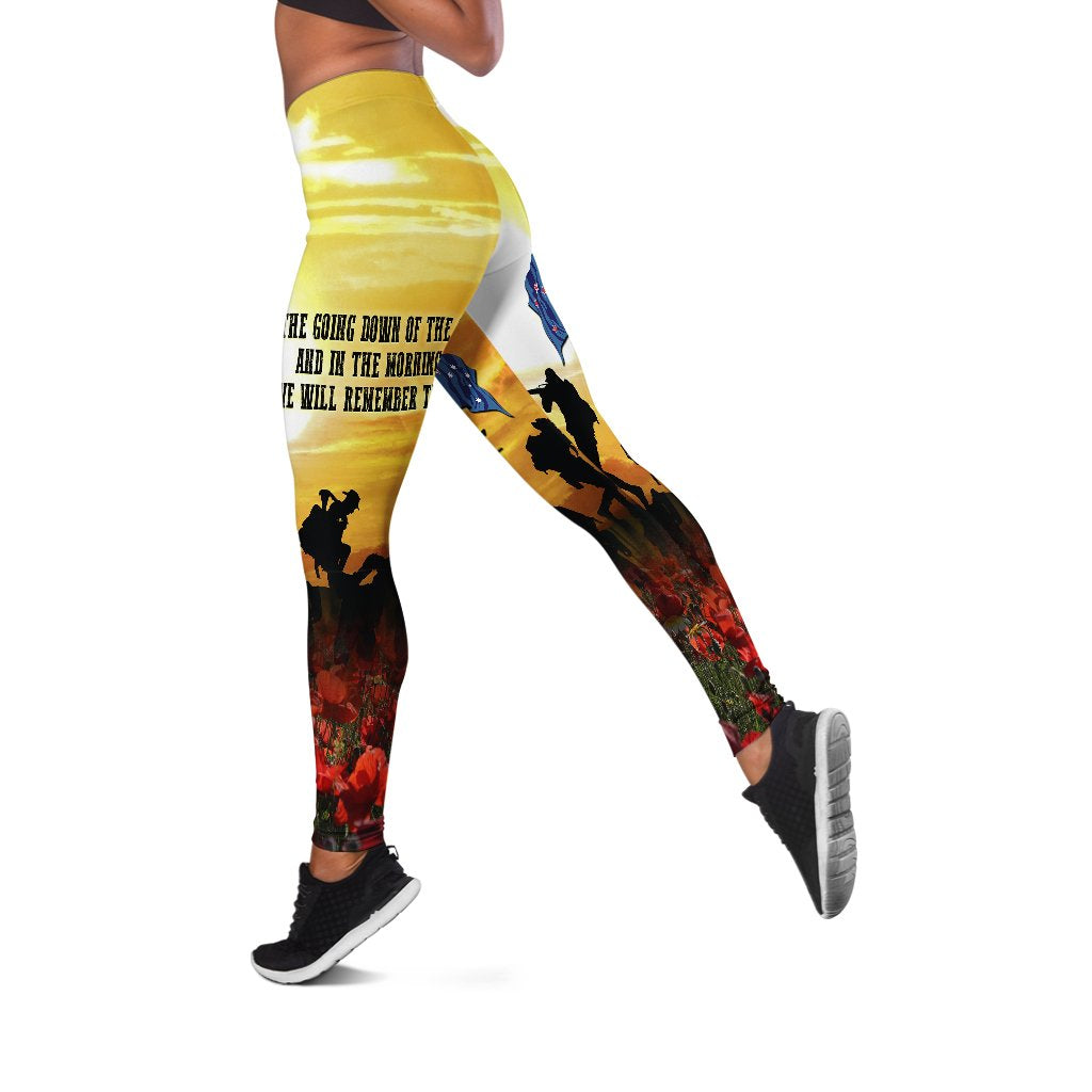 ANZAC Leggings - Australian and New Zealand Army Corps - Vibe Hoodie Shop