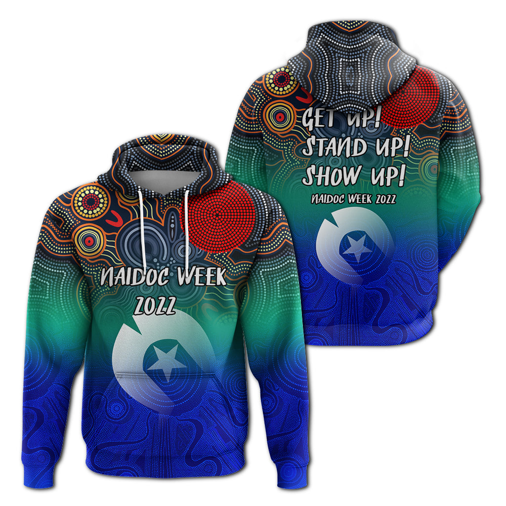 NAIDOC Week 2022 Torres Strait Islanders With Aboriginal - Dot Painting Art Hoodie - LT12 - Vibe Hoodie Shop