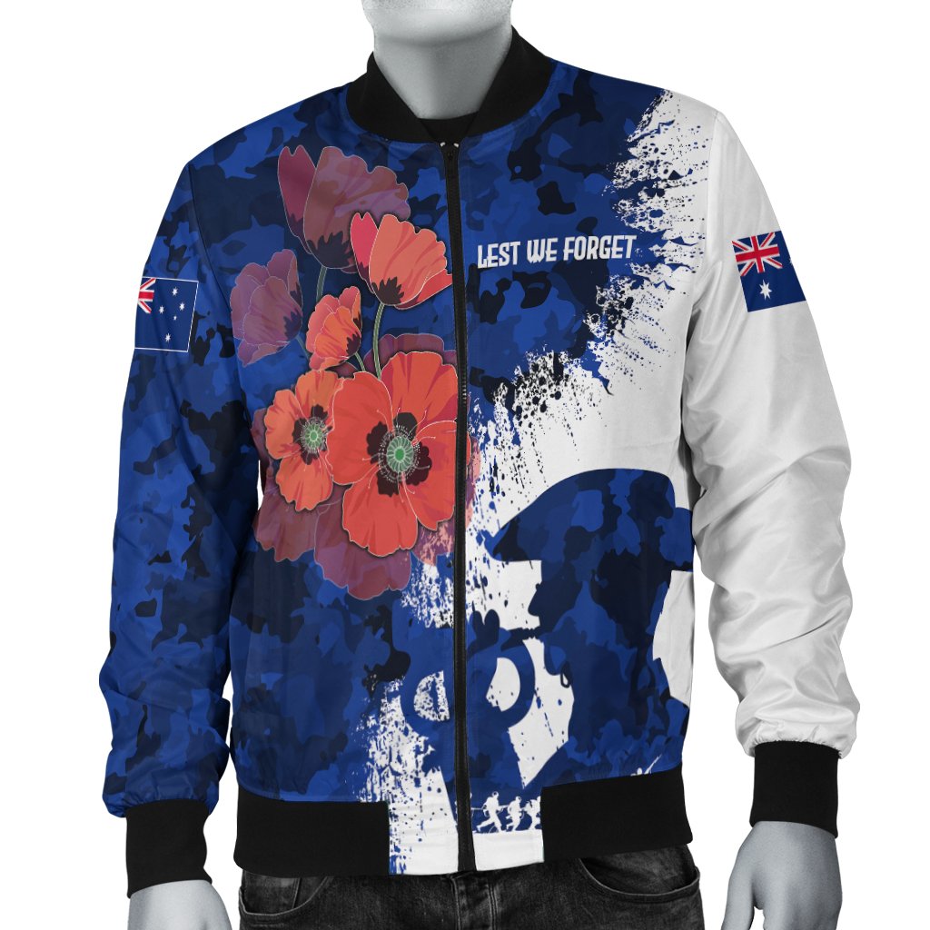 Custom ANZAC Women's Bomber Jacket - ANZAC Day 2021 - Vibe Hoodie Shop
