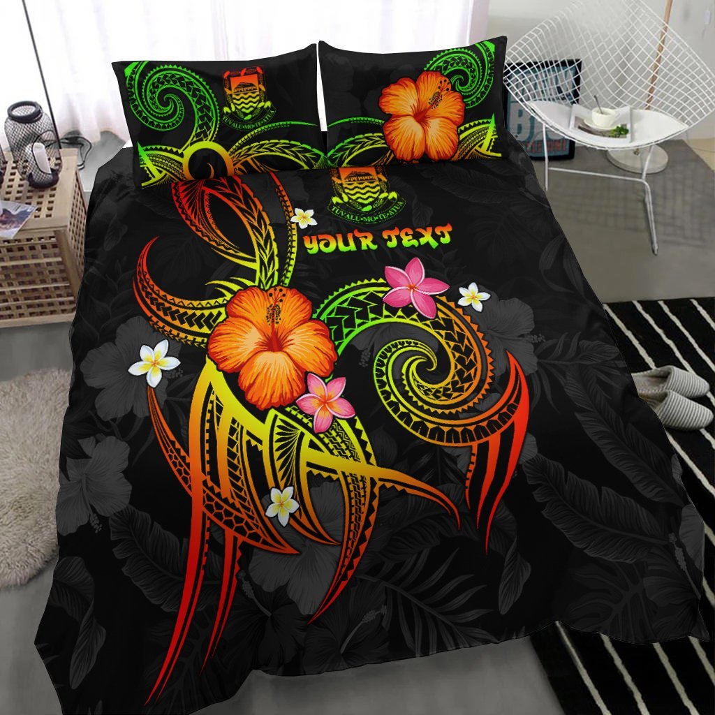 Tuvalu Polynesian Personalised Bedding Set - Legend of Tuvalu (Reggae) - Vibe Hoodie Shop