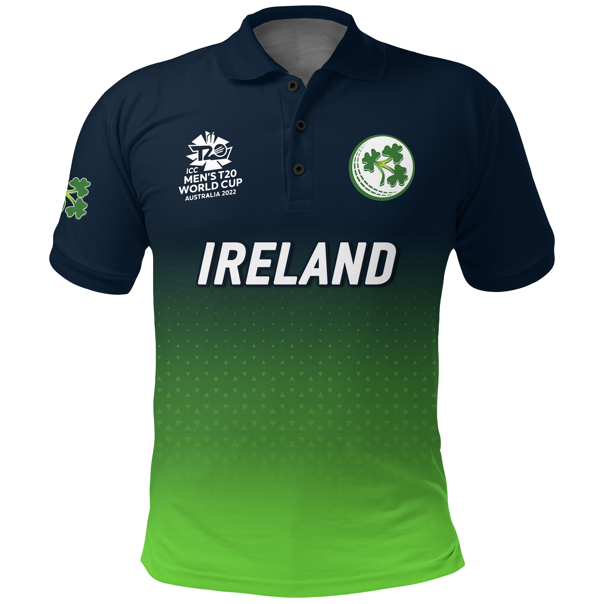 (Custom Personalised) Ireland Cricket Men's T20 World Cup Pride Polo Shirt - - Vibe Hoodie Shop