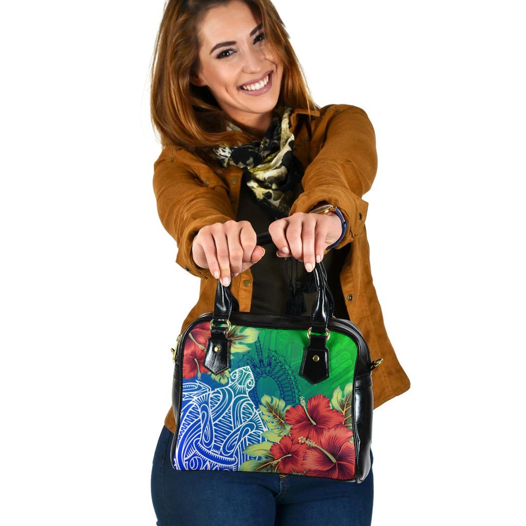 Torres Strait Islanders Shoulder handbag - Ocean Hibiscus - Vibe Hoodie Shop