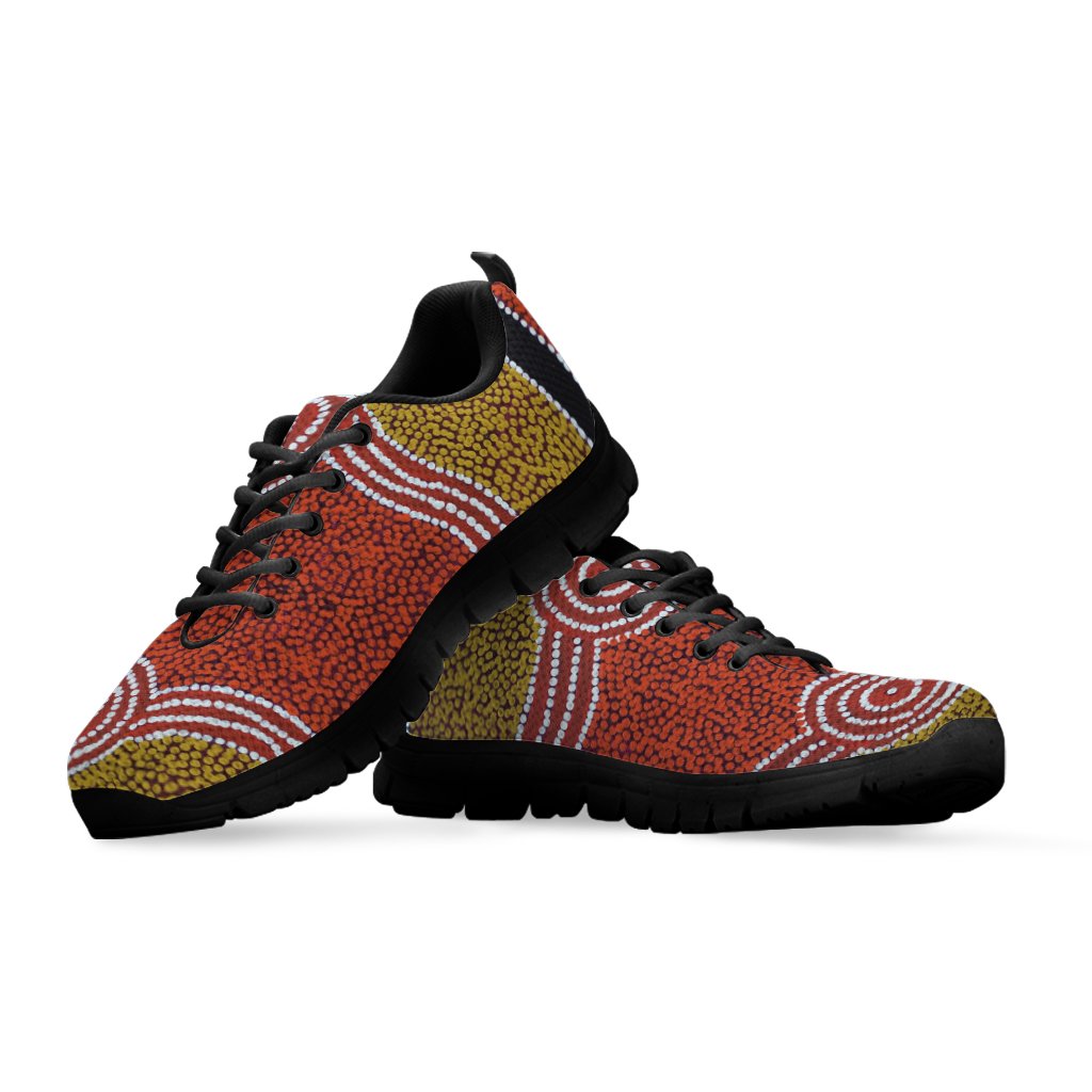 Sneakers - Aboriginal Dot Style - Vibe Hoodie Shop