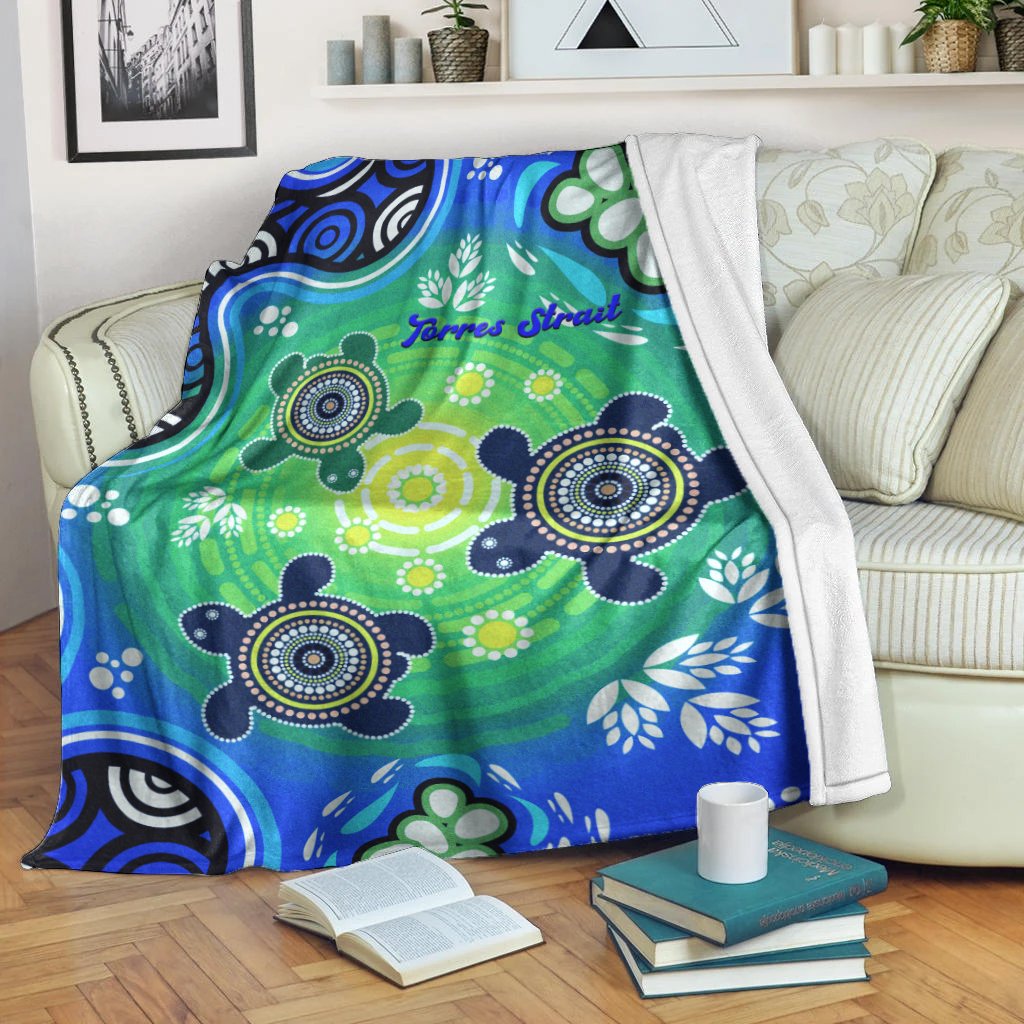 Blanket - Australia Turtle Blue Sea - Vibe Hoodie Shop