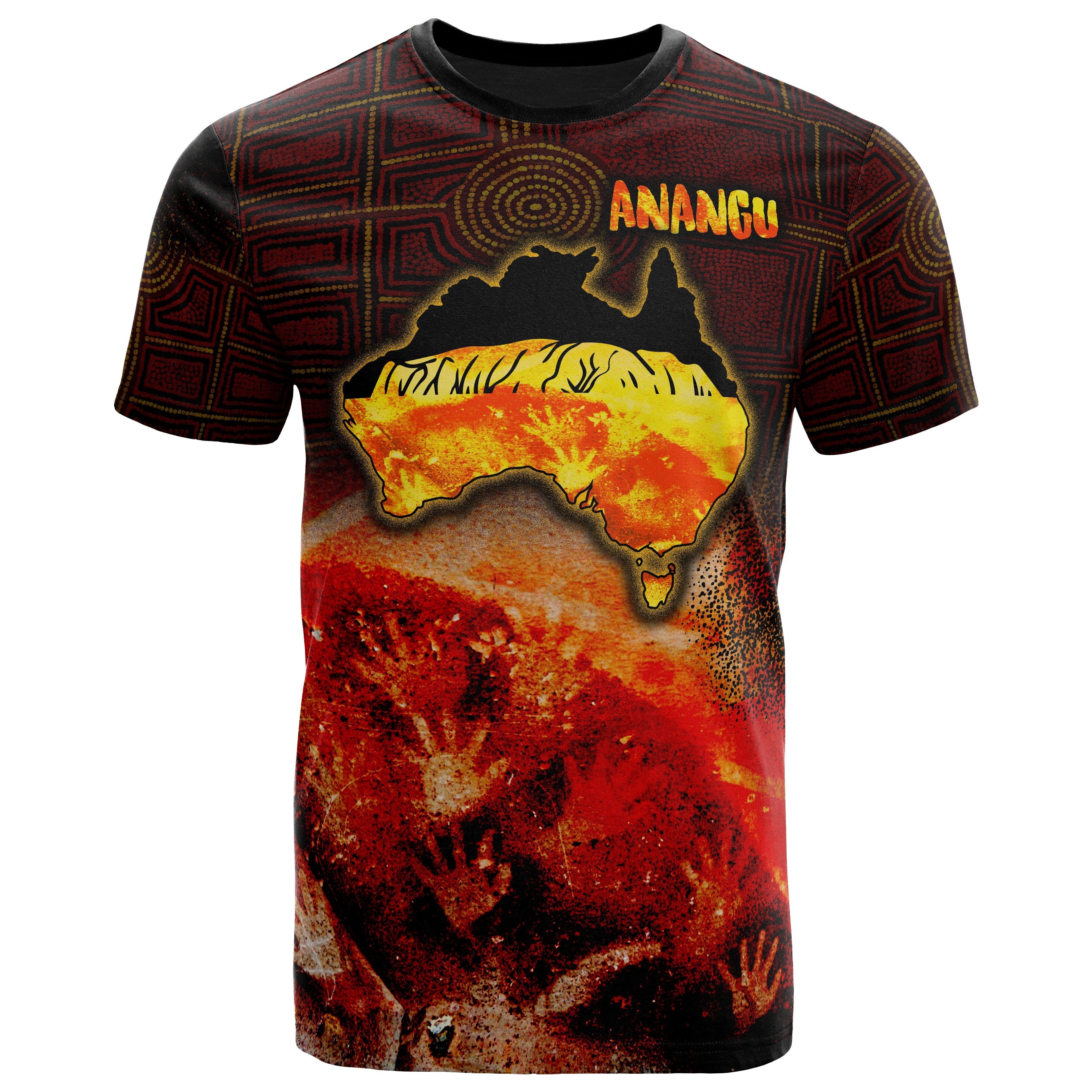 Aboriginal T shirt - Anangu Custodians - Vibe Hoodie Shop