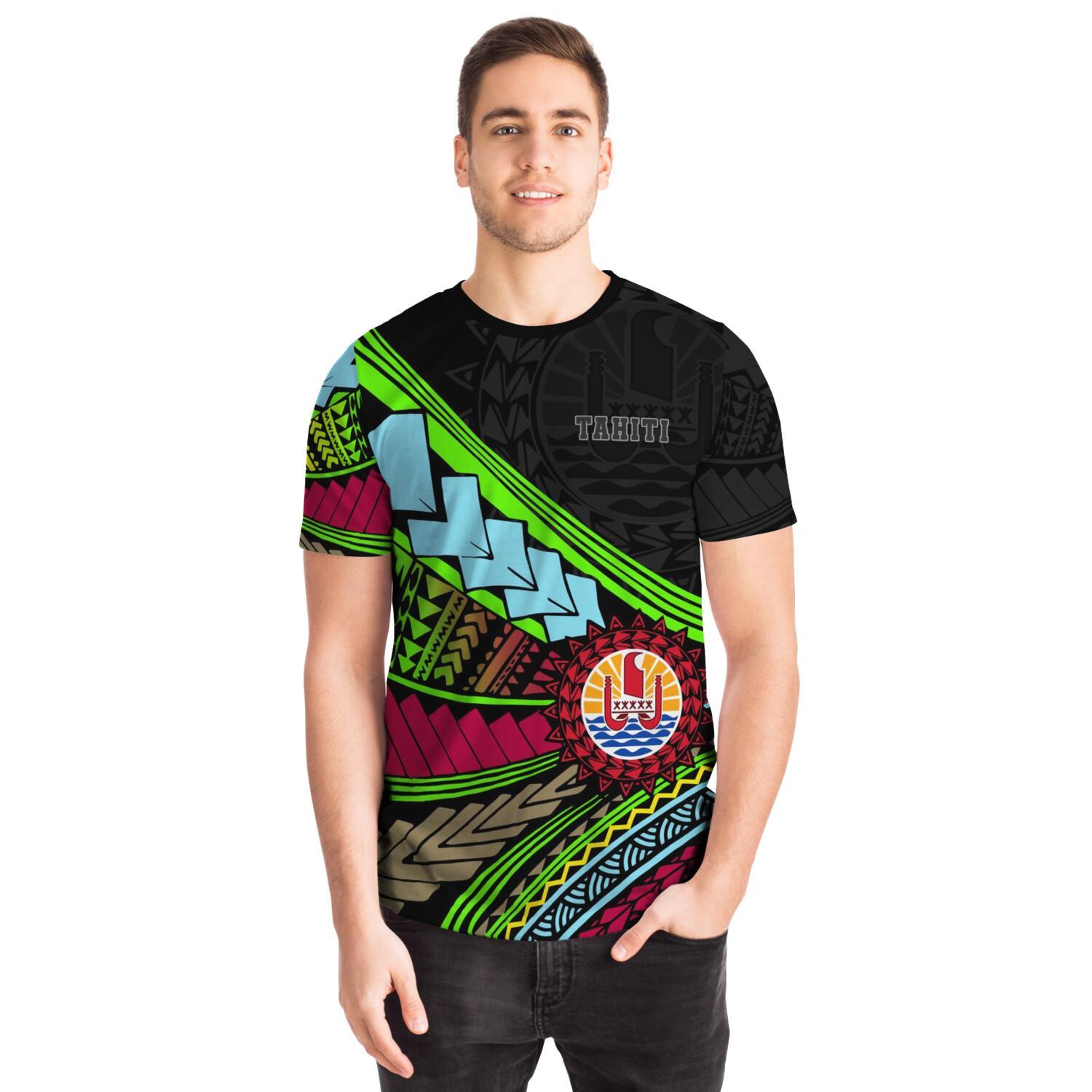 Tahiti T shirt Polynesian - Garish Style - Vibe Hoodie Shop