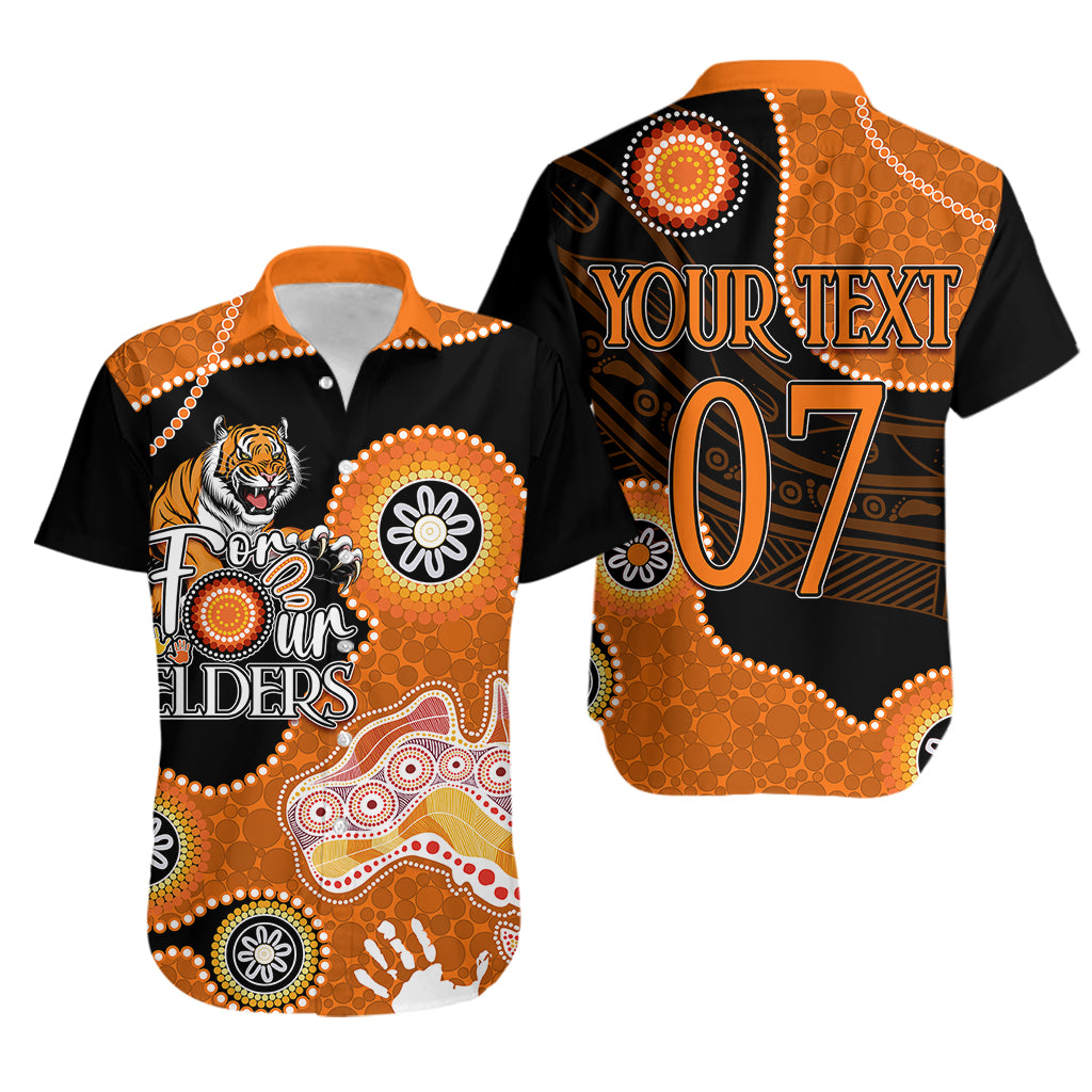 Personalised NAIDOC Week 2023 NRL Tigers For Our Elders Hawaiian Shirt - Vibe Hoodie Shop