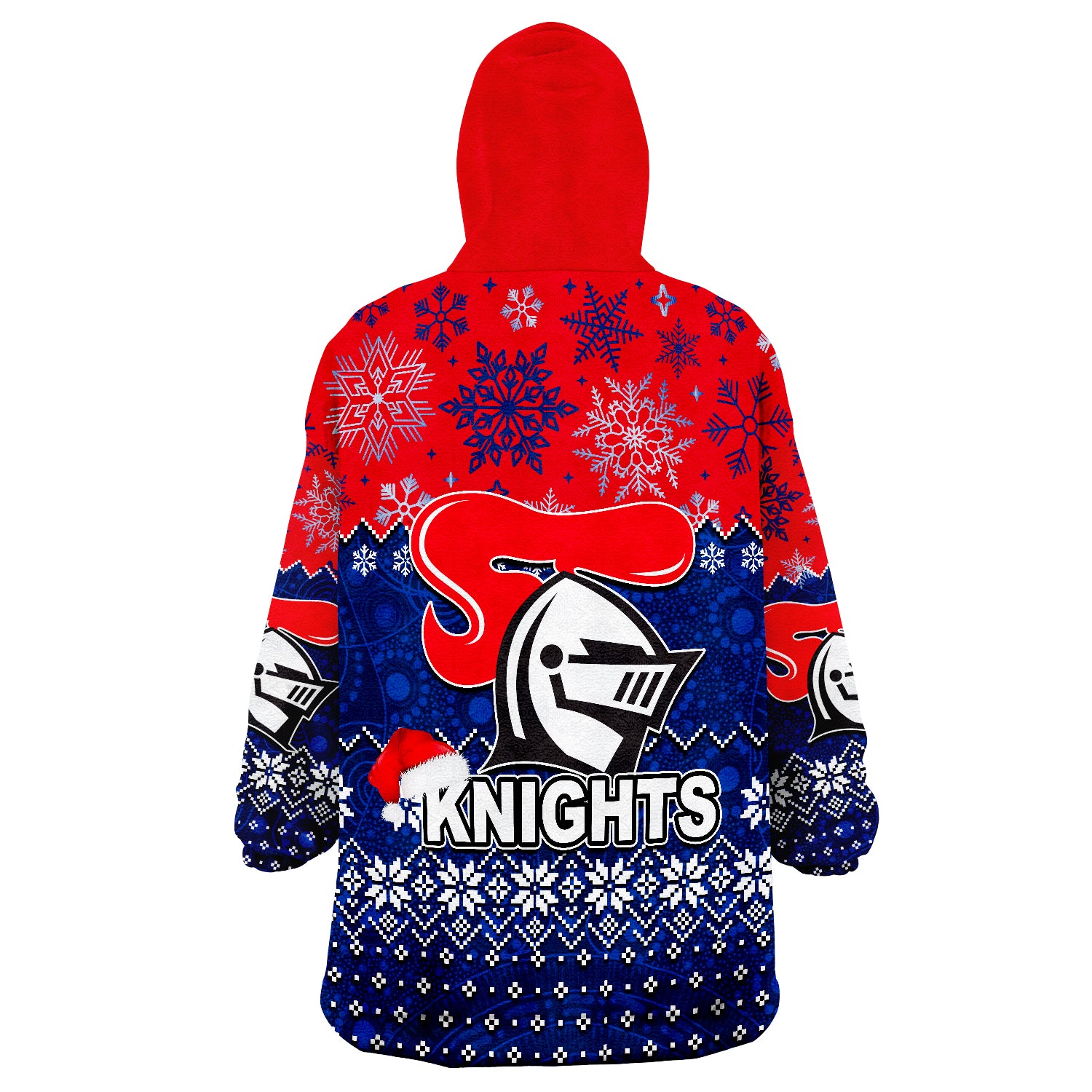 Knights Rugby Christmas 2022 Wearable Blanket Hoodie - Vibe Hoodie Shop
