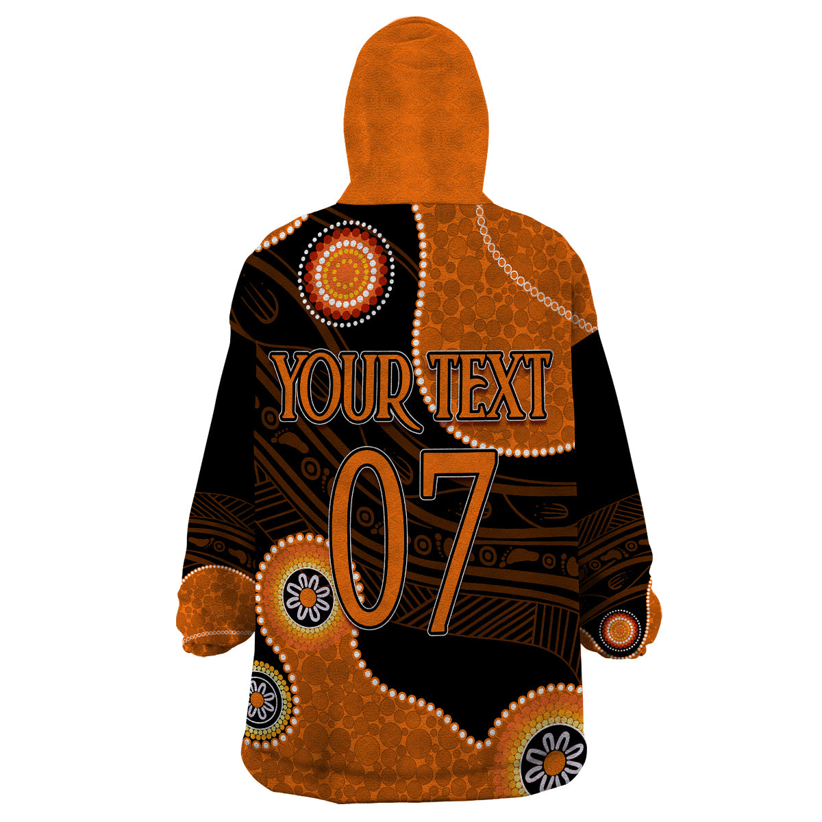 Personalised NAIDOC Week 2023 NRL Tigers For Our Elders Wearable Blanket Hoodie - Vibe Hoodie Shop