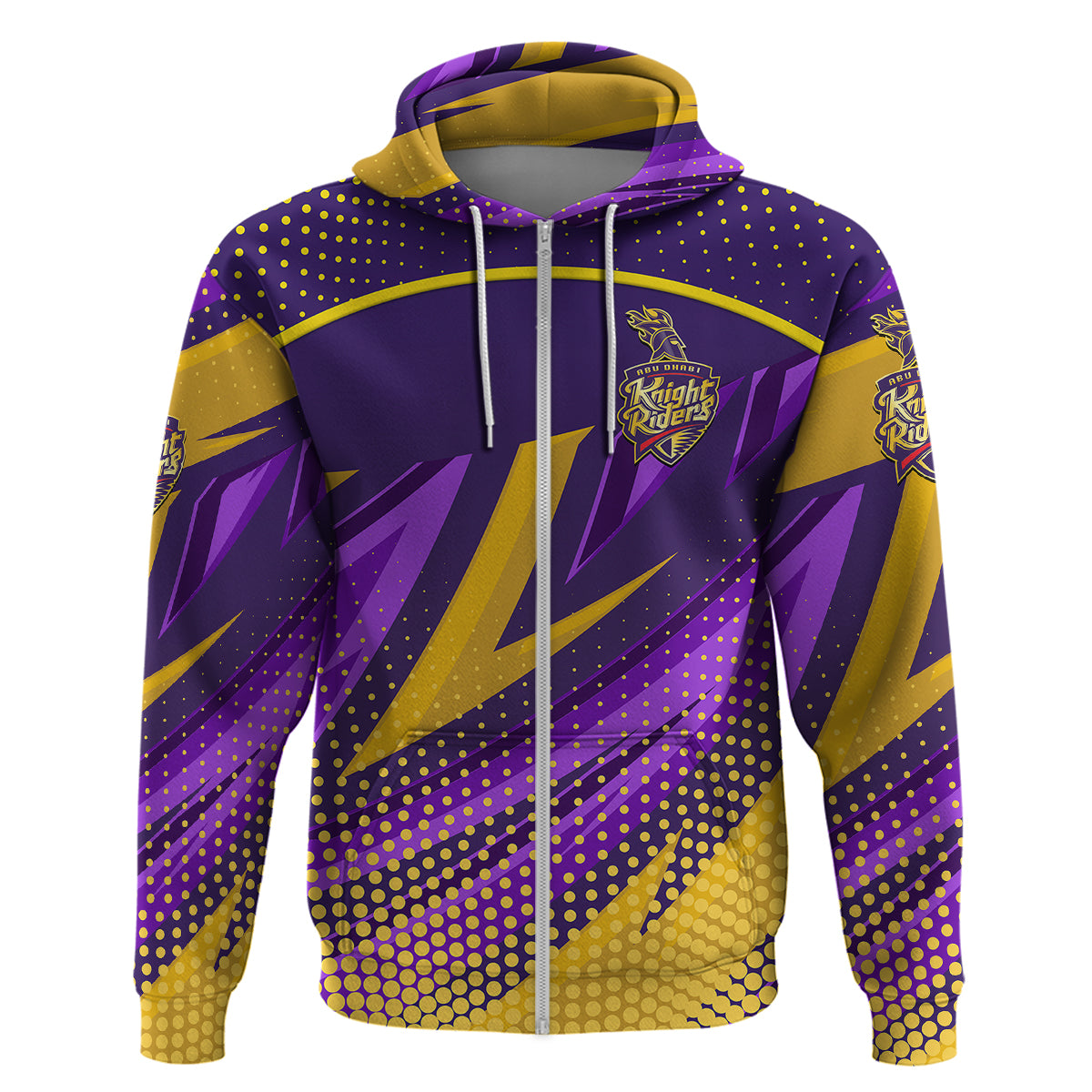 (Custom Personalised) Abu Dhabi Knight Riders ILT20 ADKR Cricket Fancy Style Hoodie LT8 - Vibe Hoodie Shop