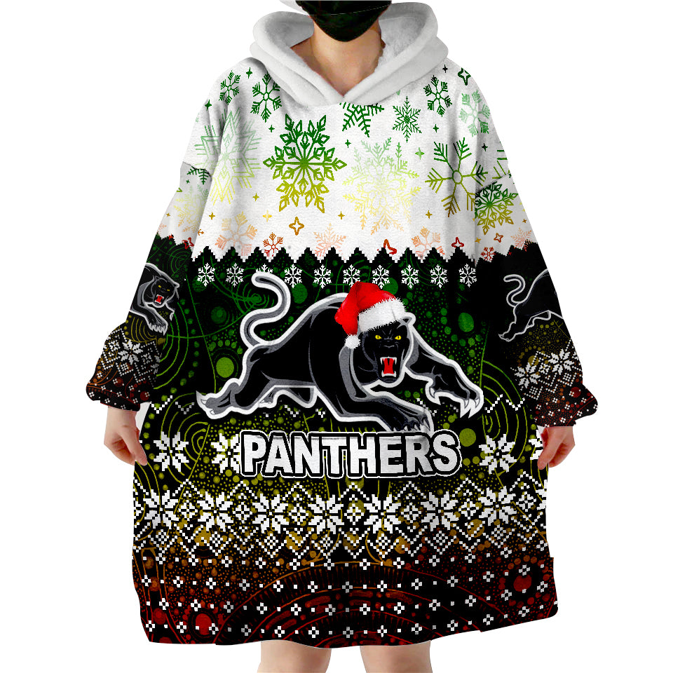Panthers Rugby Christmas 2022 Wearable Blanket Hoodie - Vibe Hoodie Shop