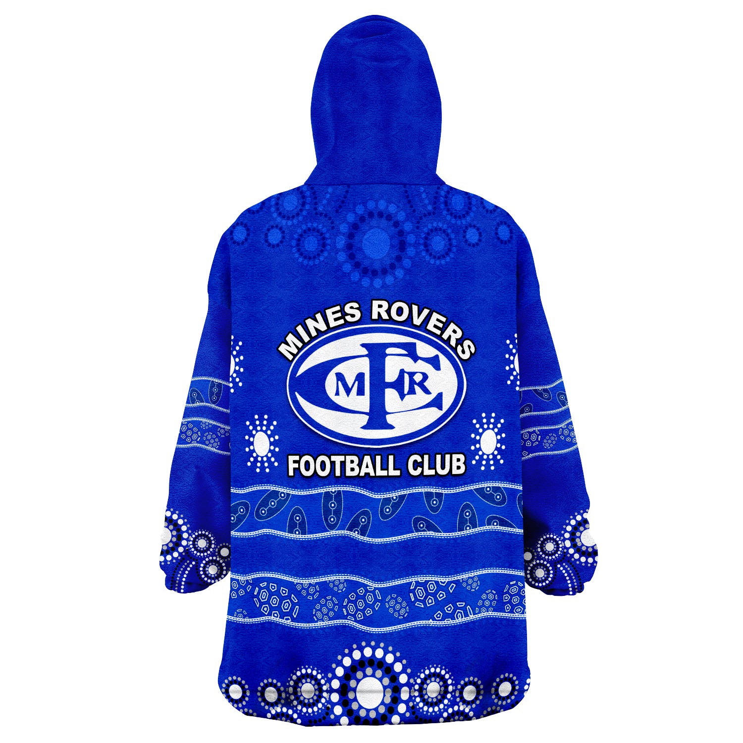 (Custom Personalised) Mines Rovers Football Club Diorites Indigenous GFL Wearable Blanket Hoodie - Vibe Hoodie Shop