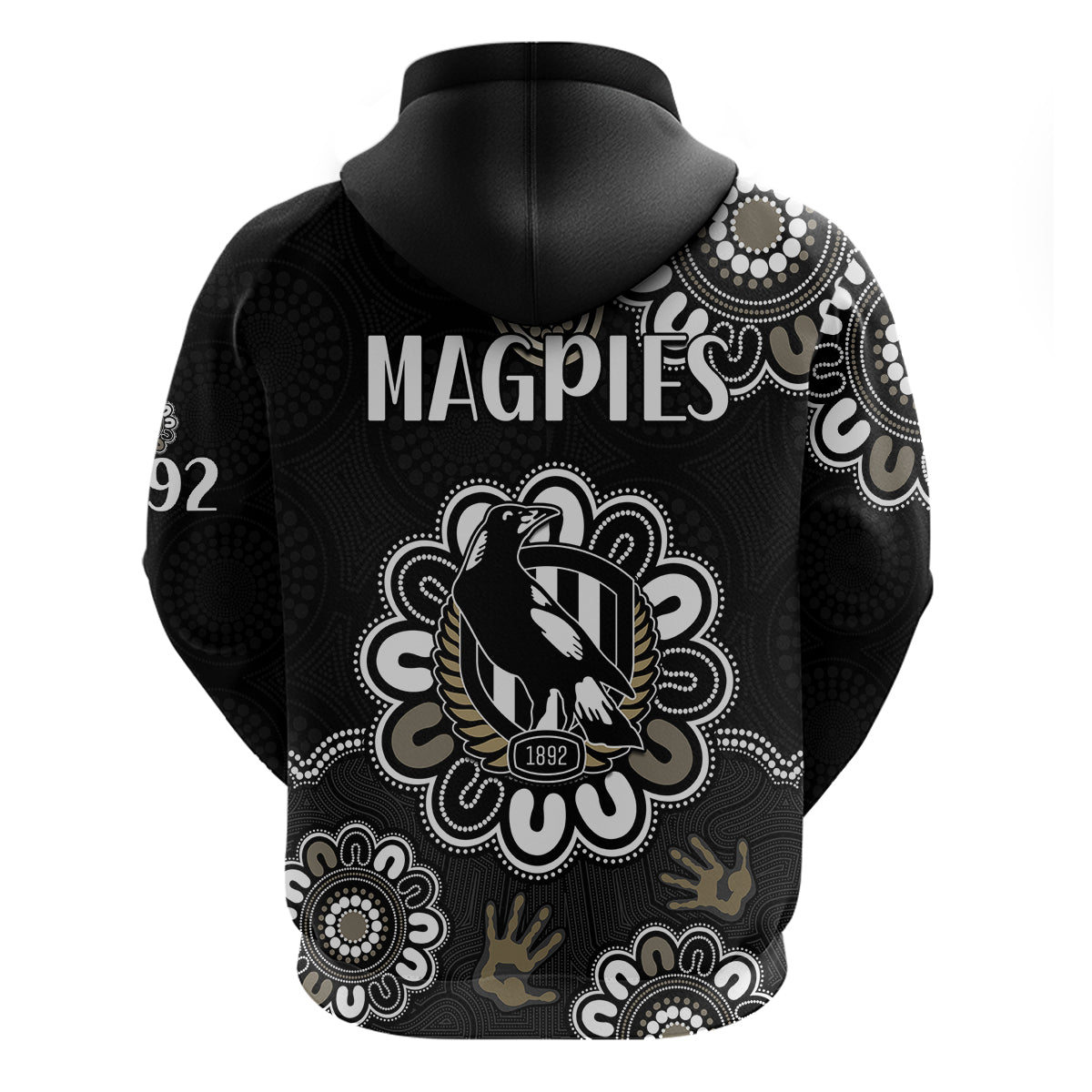 AFL Collingwood Magpies Football Magpies 1892 Hoodie LT9 - Vibe Hoodie Shop