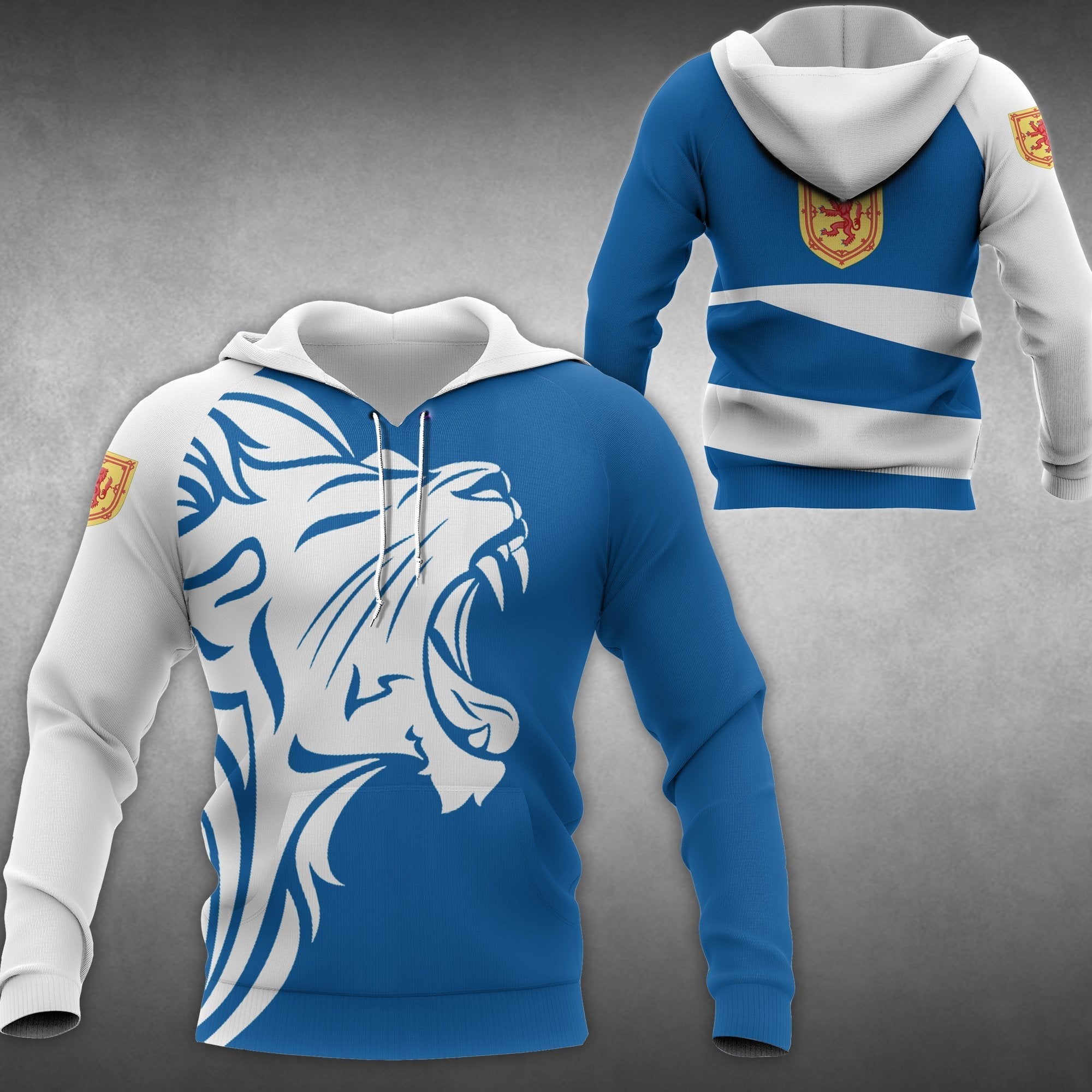 The Lion In Scotland Hoodies - Vibe Hoodie Shop