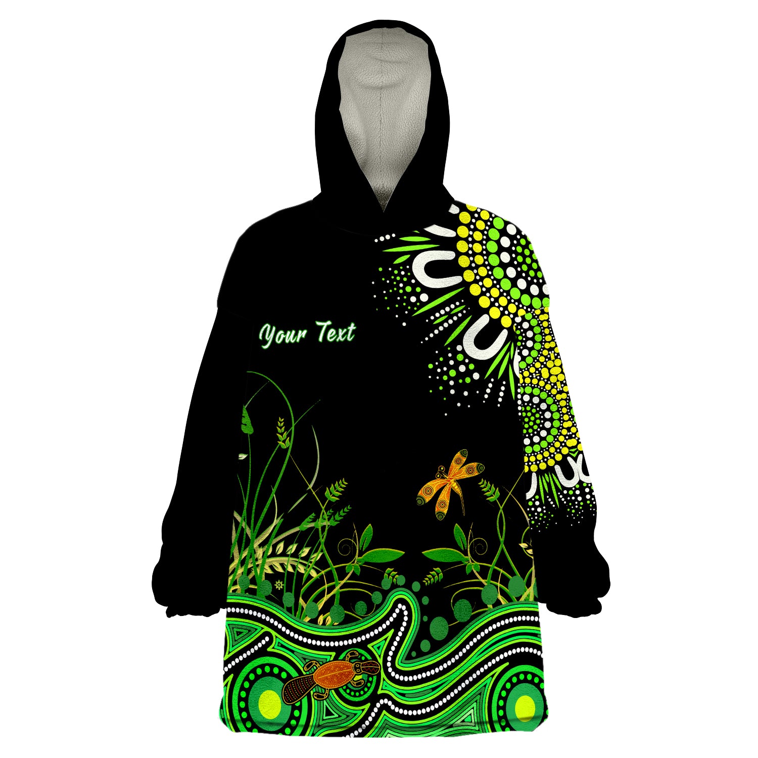 (Custom Personalised) Happy King Islands Show Aboriginal Tasmania Australia Wearable Blanket Hoodie - Vibe Hoodie Shop