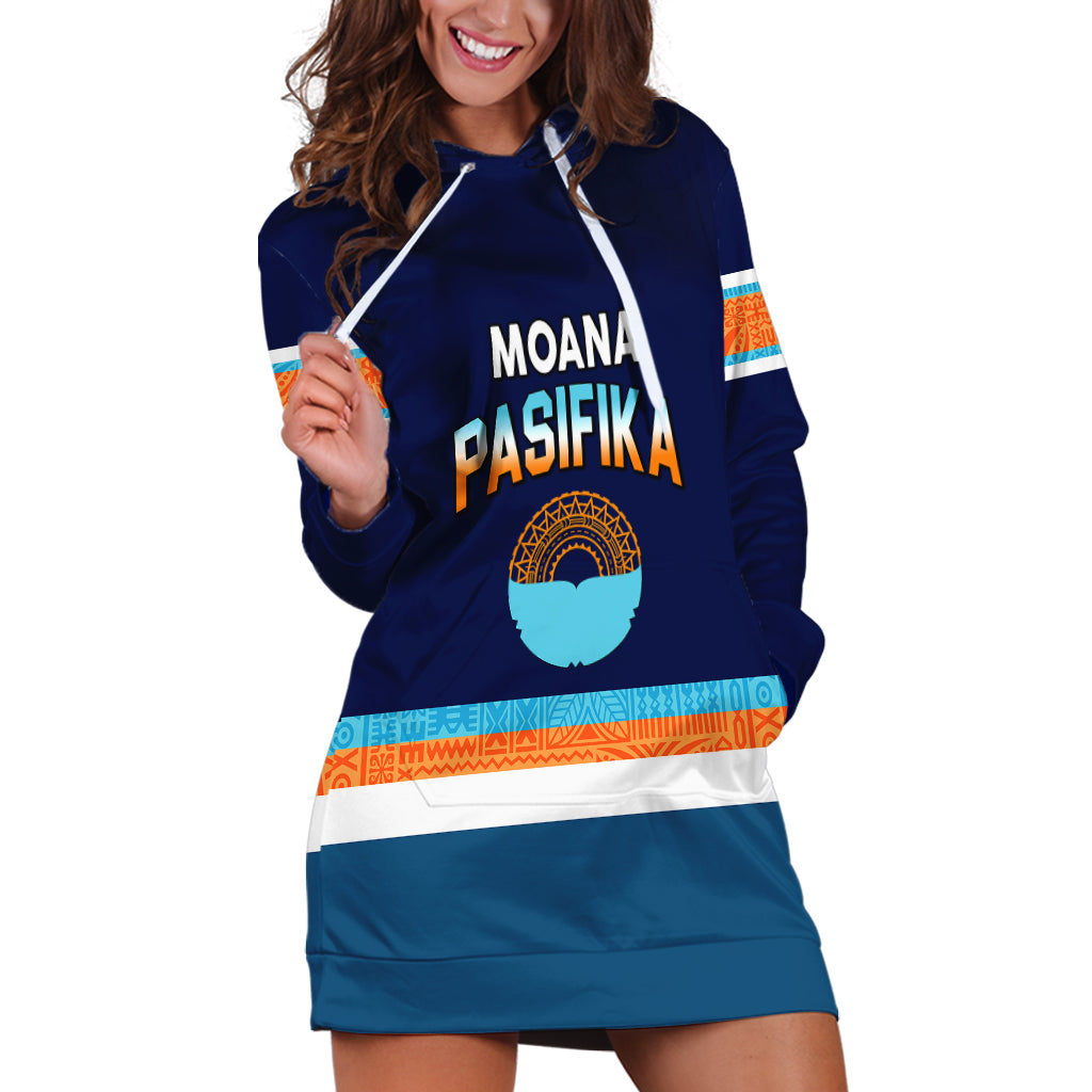 (Custom Personalised) Moana Pasifika Super Rugby Tapa Pacific Island Special Style Hoodie Dress - Vibe Hoodie Shop