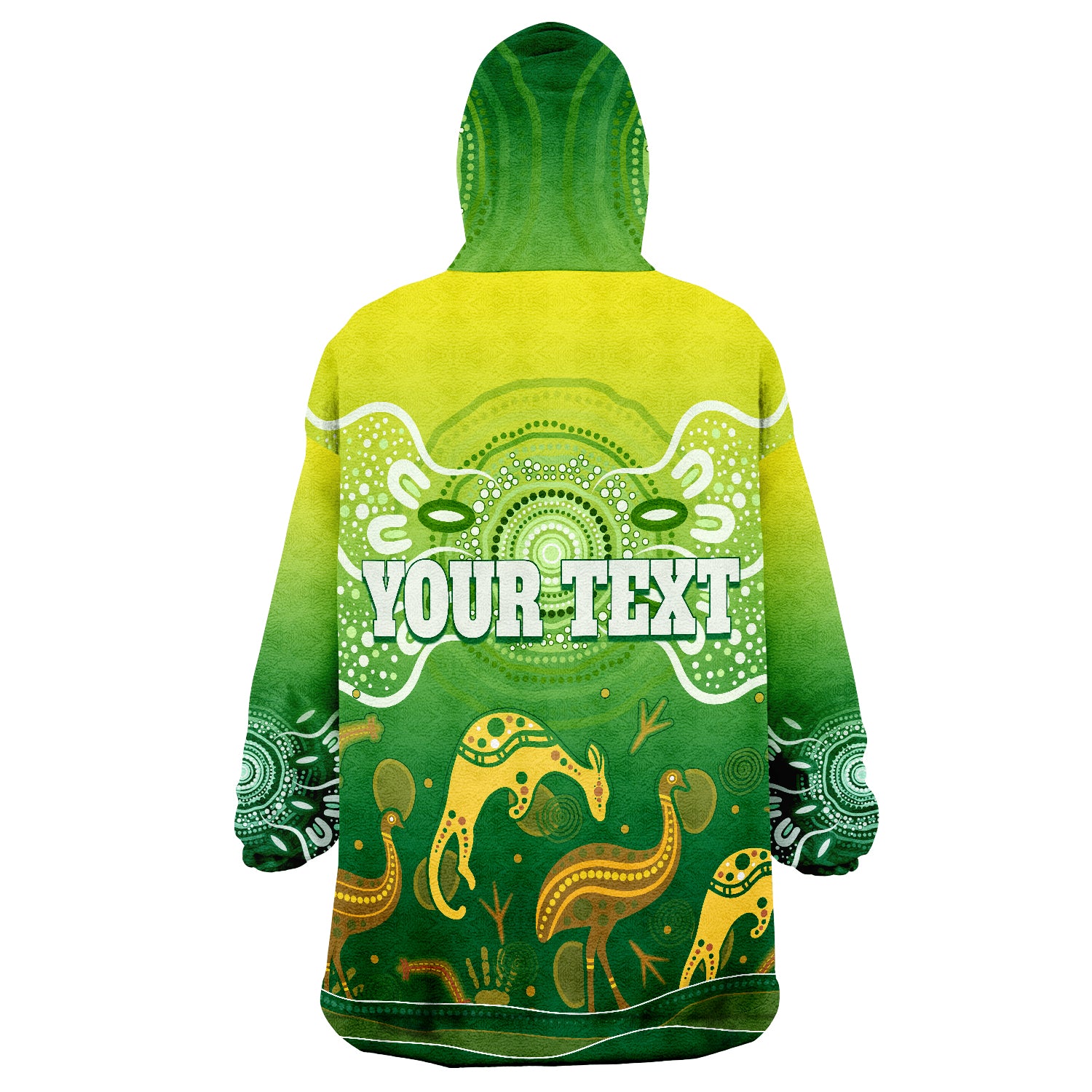 Australia Cricket Aboriginal T20 World Cup Wearable Blanket Hoodie - Vibe Hoodie Shop