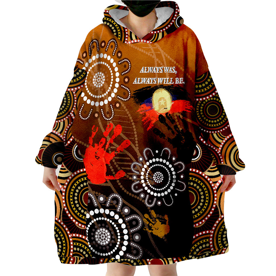 Australia Aboriginal NAIDOC Heal Country 2021 Wearable Blanket Hoodie - Vibe Hoodie Shop