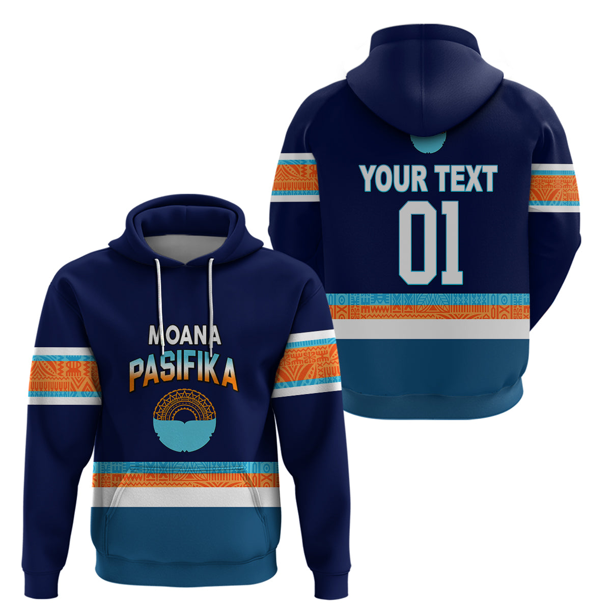 (Custom Personalised) Moana Pasifika Super Rugby Tapa Pacific Island Special Style Hoodie LT8 - Vibe Hoodie Shop