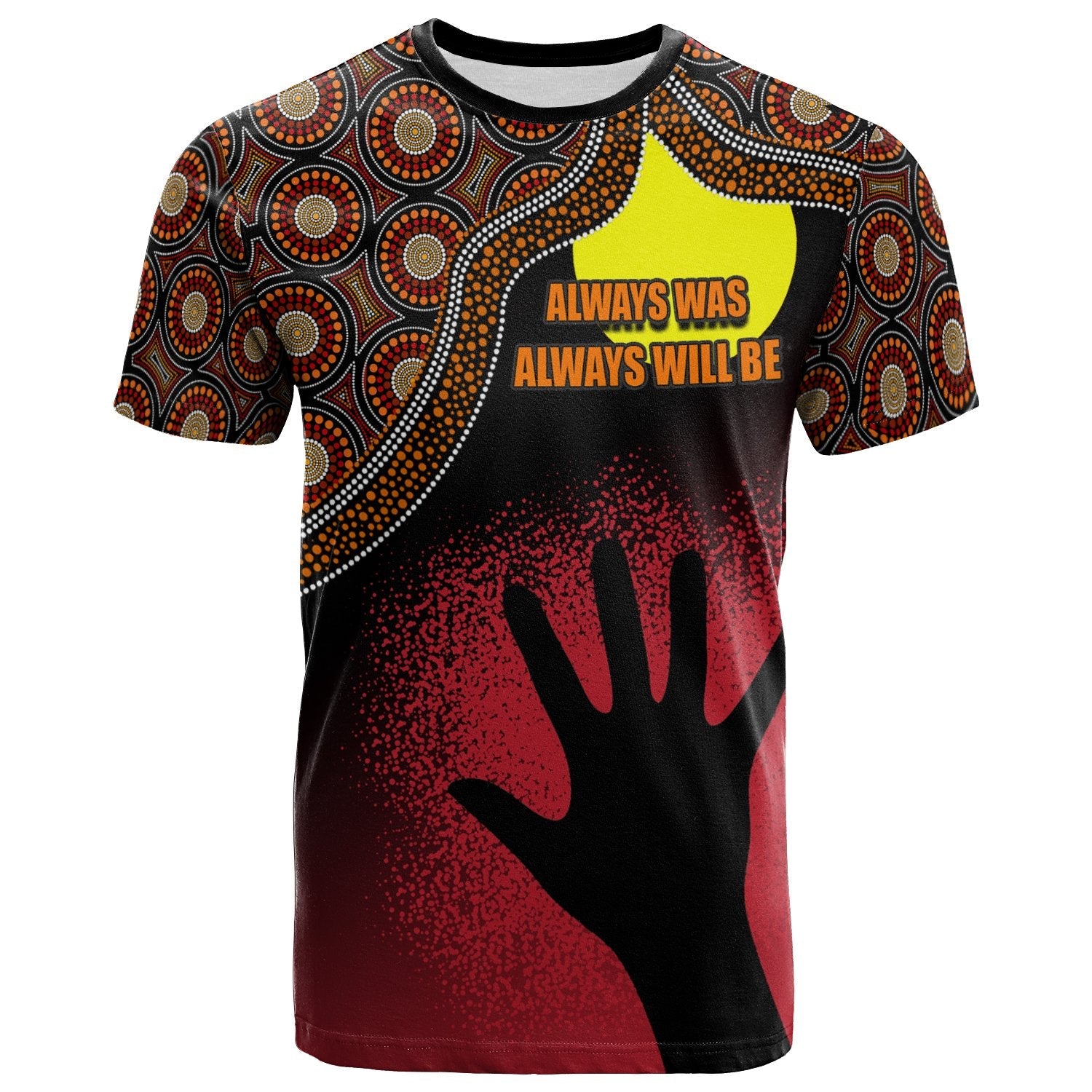 NAIDOC T shirt, NAIDOC Week 2020 Always Was, Always Will Be With A Hand - Vibe Hoodie Shop