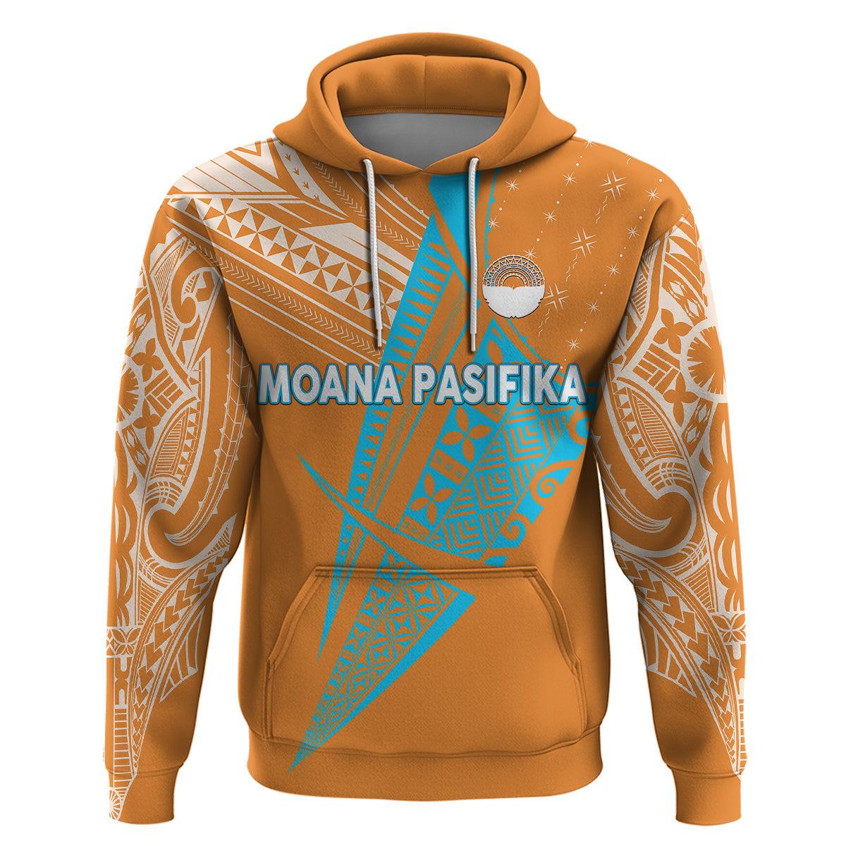 (Custom Personalised) Moana Pasifika Super Rugby Tapa Pacific Island Original - Orange Hoodie LT8 - Vibe Hoodie Shop