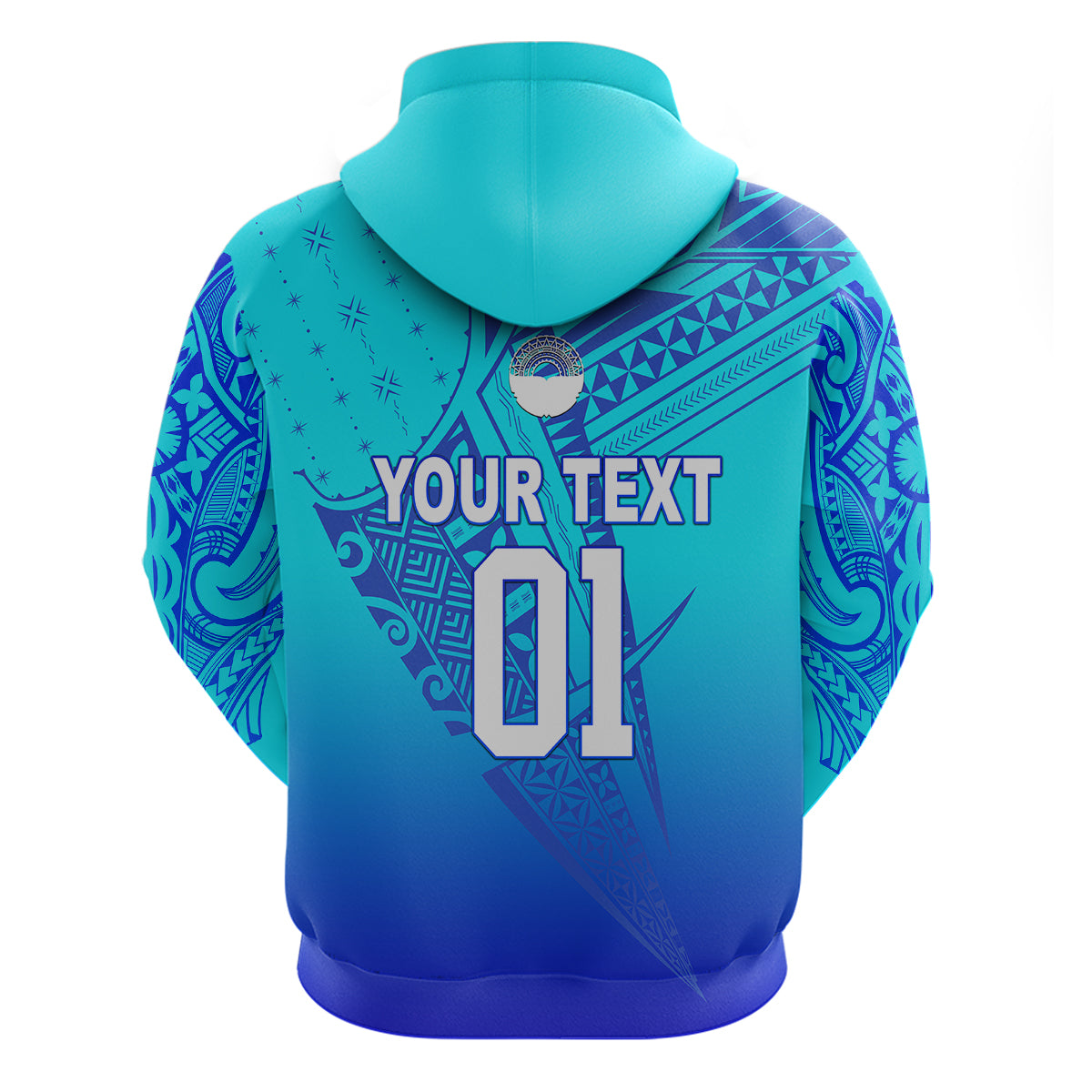 (Custom Personalised) Moana Pasifika Super Rugby Tapa Pacific Island Tapa Original - Blue Hoodie LT8 - Vibe Hoodie Shop