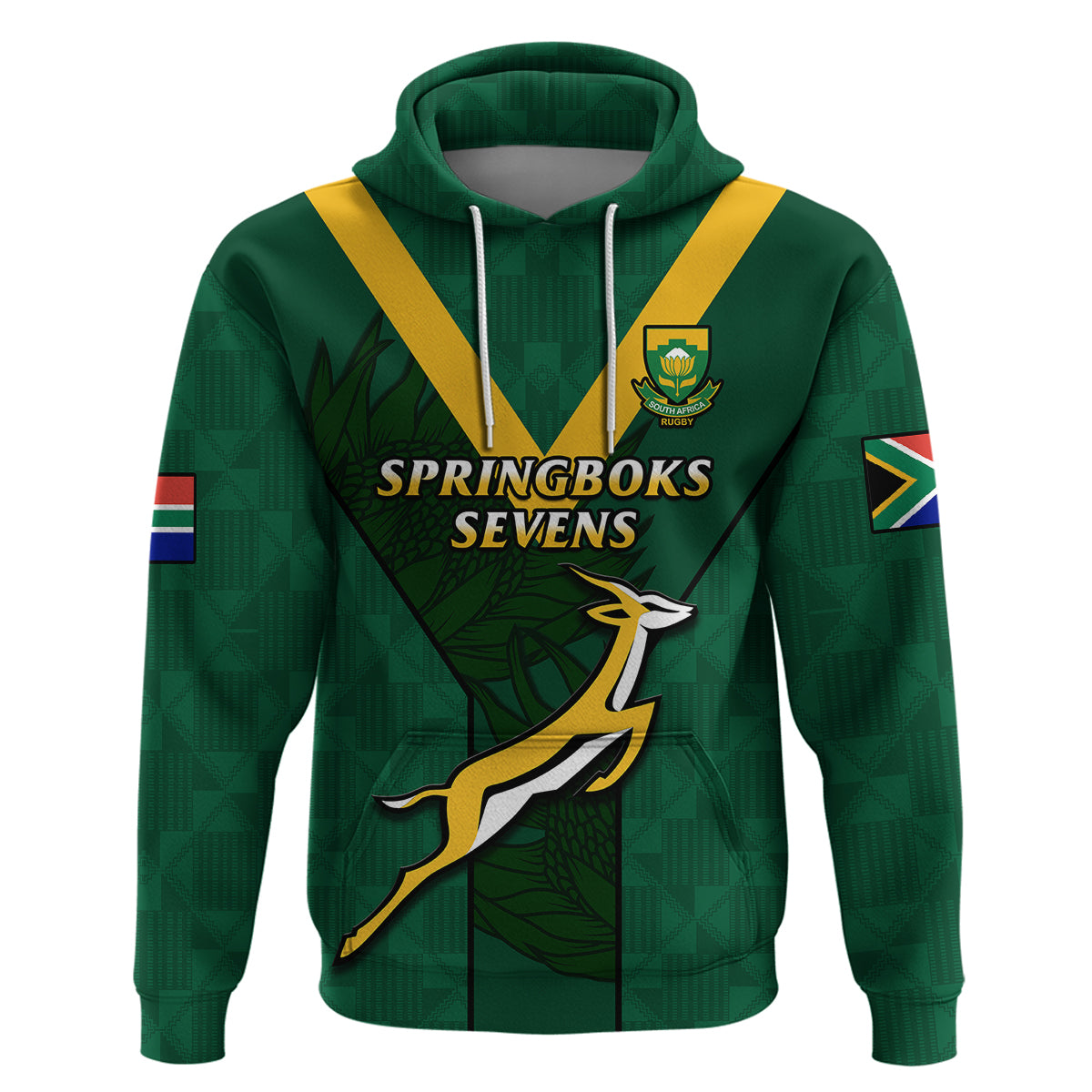 South Africa Rugby Go Blitzboks Sevens Hoodie - Vibe Hoodie Shop