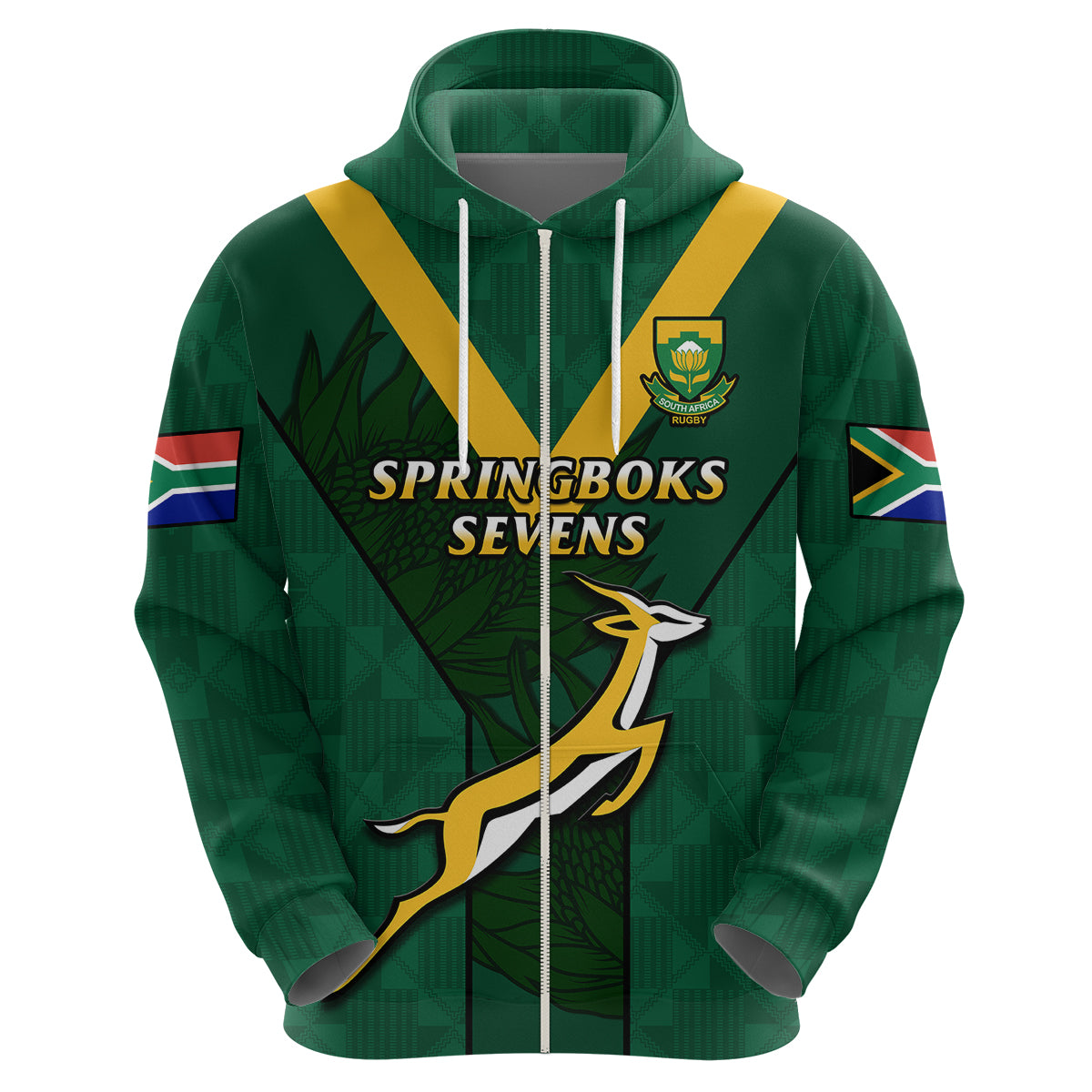 South Africa Rugby Go Blitzboks Sevens Hoodie - Vibe Hoodie Shop