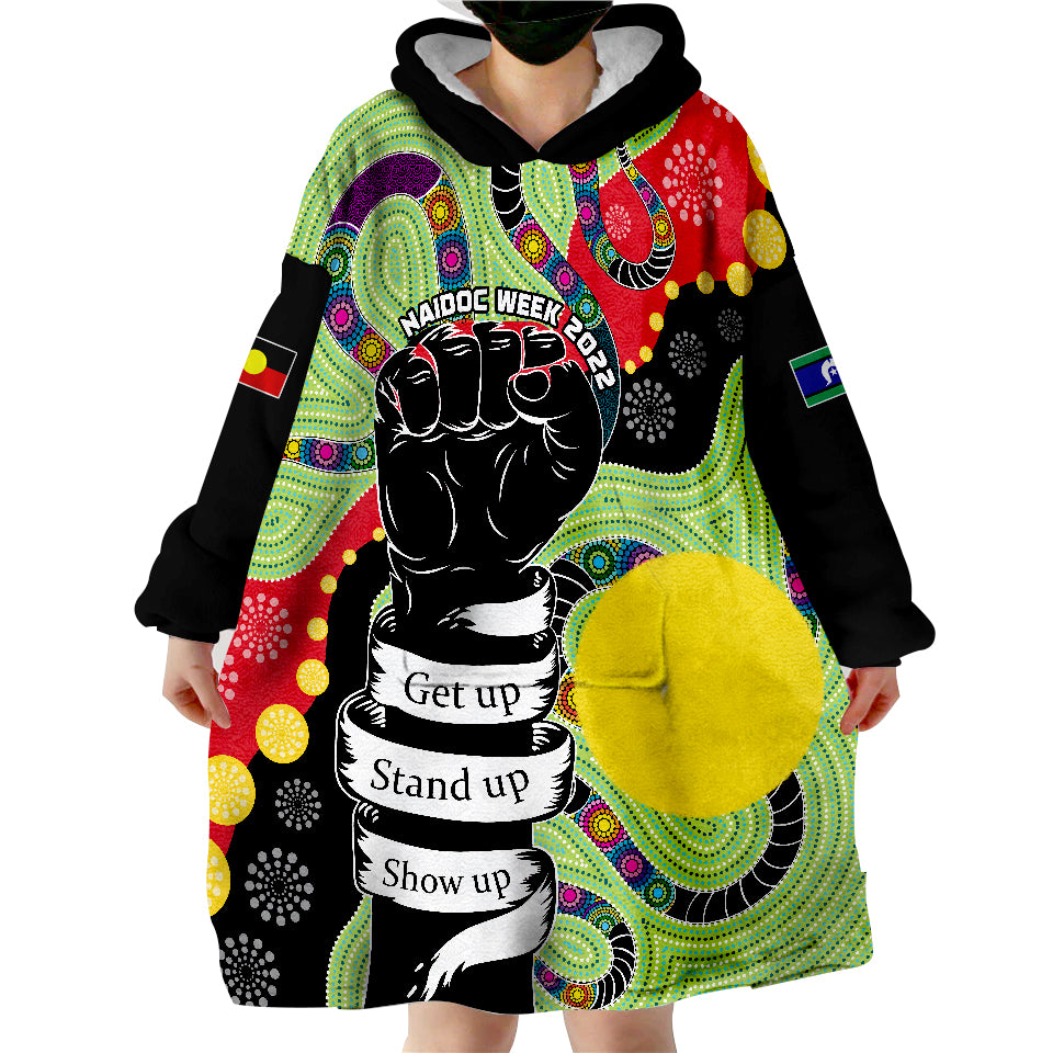 Aboriginal NAIDOC Week Stronger Together Unique Style Wearable Blanket Hoodie - Vibe Hoodie Shop