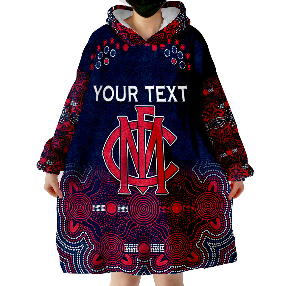 (Custom Personalised) Demons Indigenous Premiers 2022 Champion Wearable Blanket Hoodie - Vibe Hoodie Shop