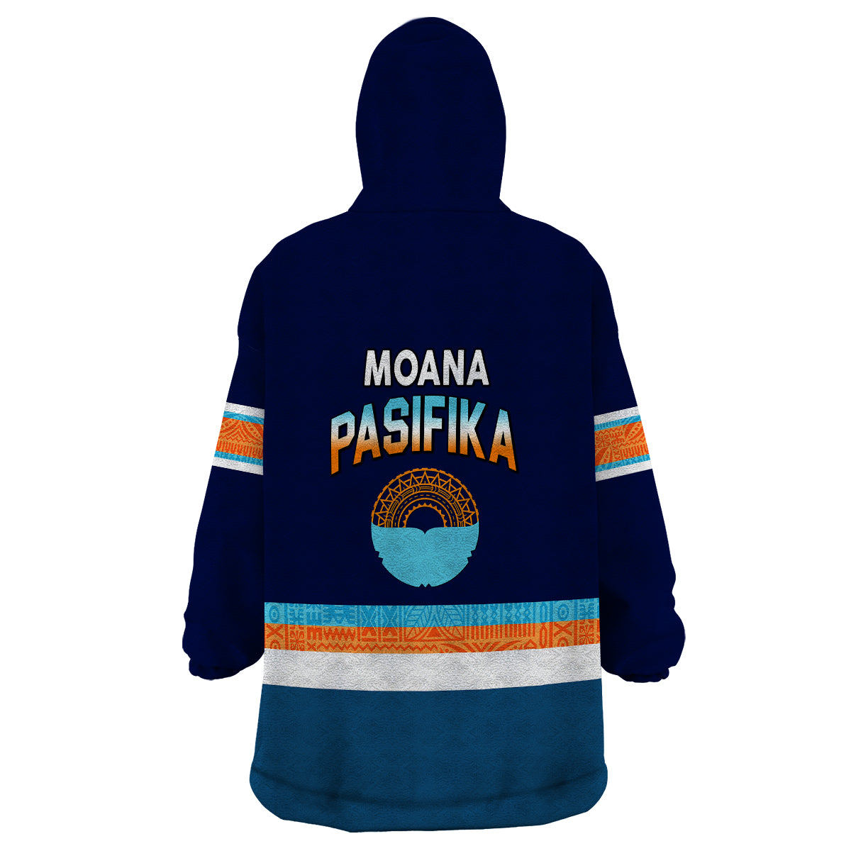 Moana Pasifika Super Rugby Tapa Pacific Island Special Style Wearable Blanket Hoodie - Vibe Hoodie Shop