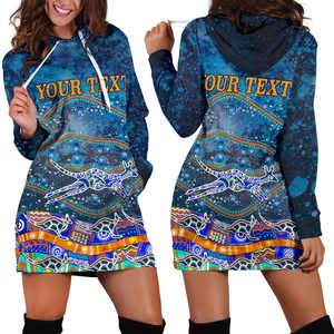 (Custom text) Hoodie Dresses - Kangaroo Dreaming - Vibe Hoodie Shop