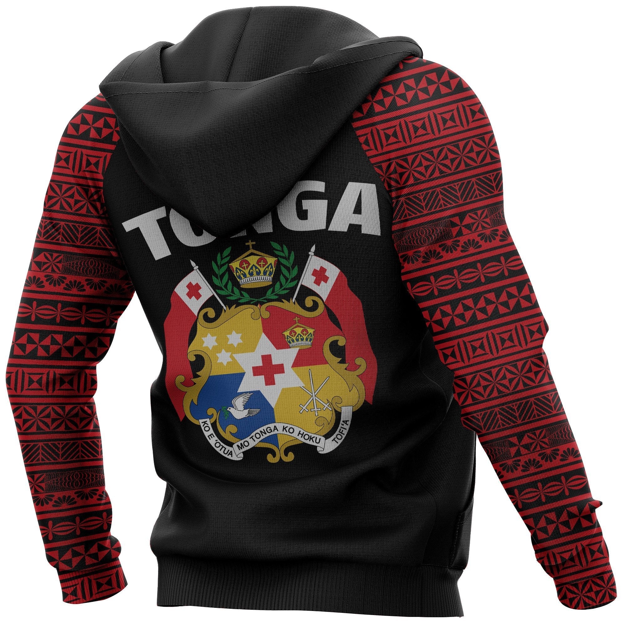 Tonga Flag All Over Hoodie Special Version - Vibe Hoodie Shop