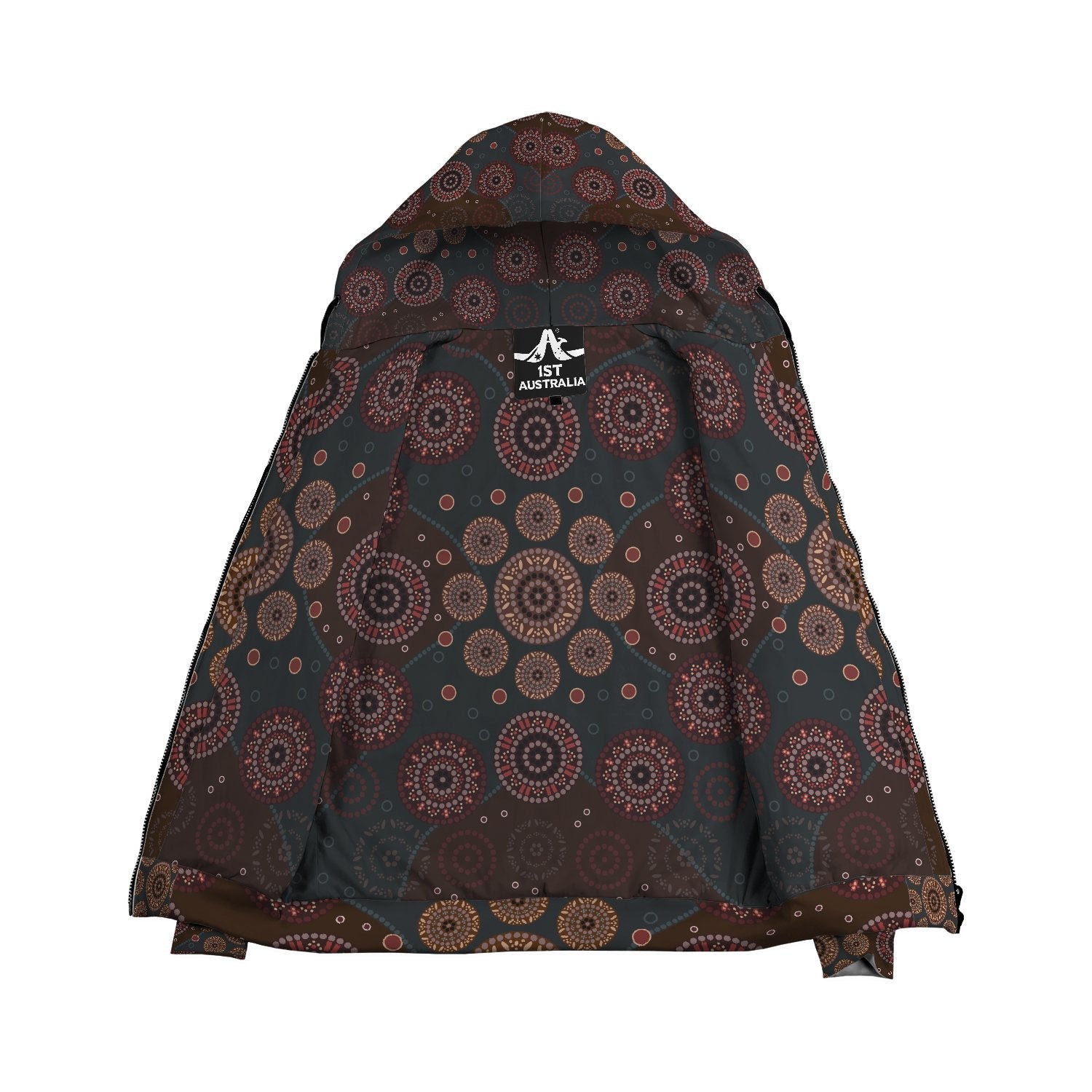 Aboriginal Hoodie, Circle Dot Painting Pullover - 02 - Vibe Hoodie Shop