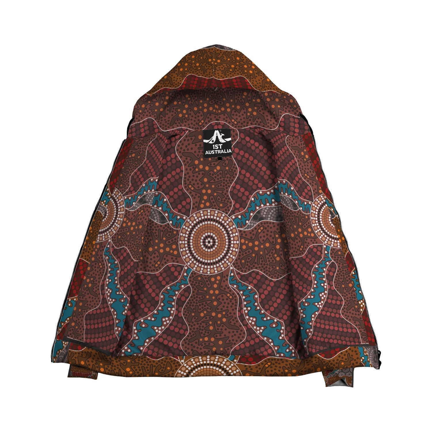 Aboriginal Hoodie - Circle Dot Painting Hoodie Pullover - 03 - Vibe Hoodie Shop