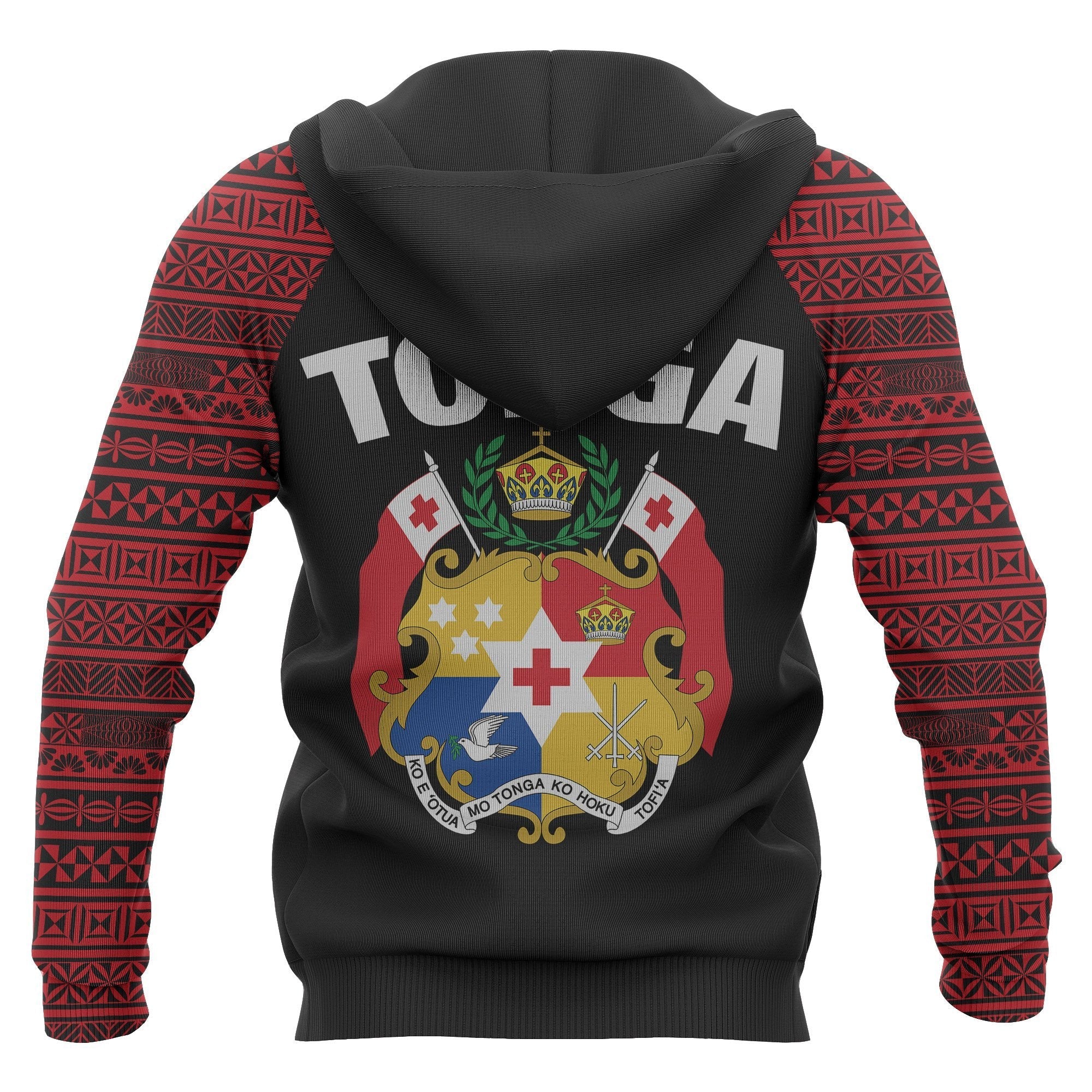 Tonga Flag All Over Hoodie Special Version - Vibe Hoodie Shop